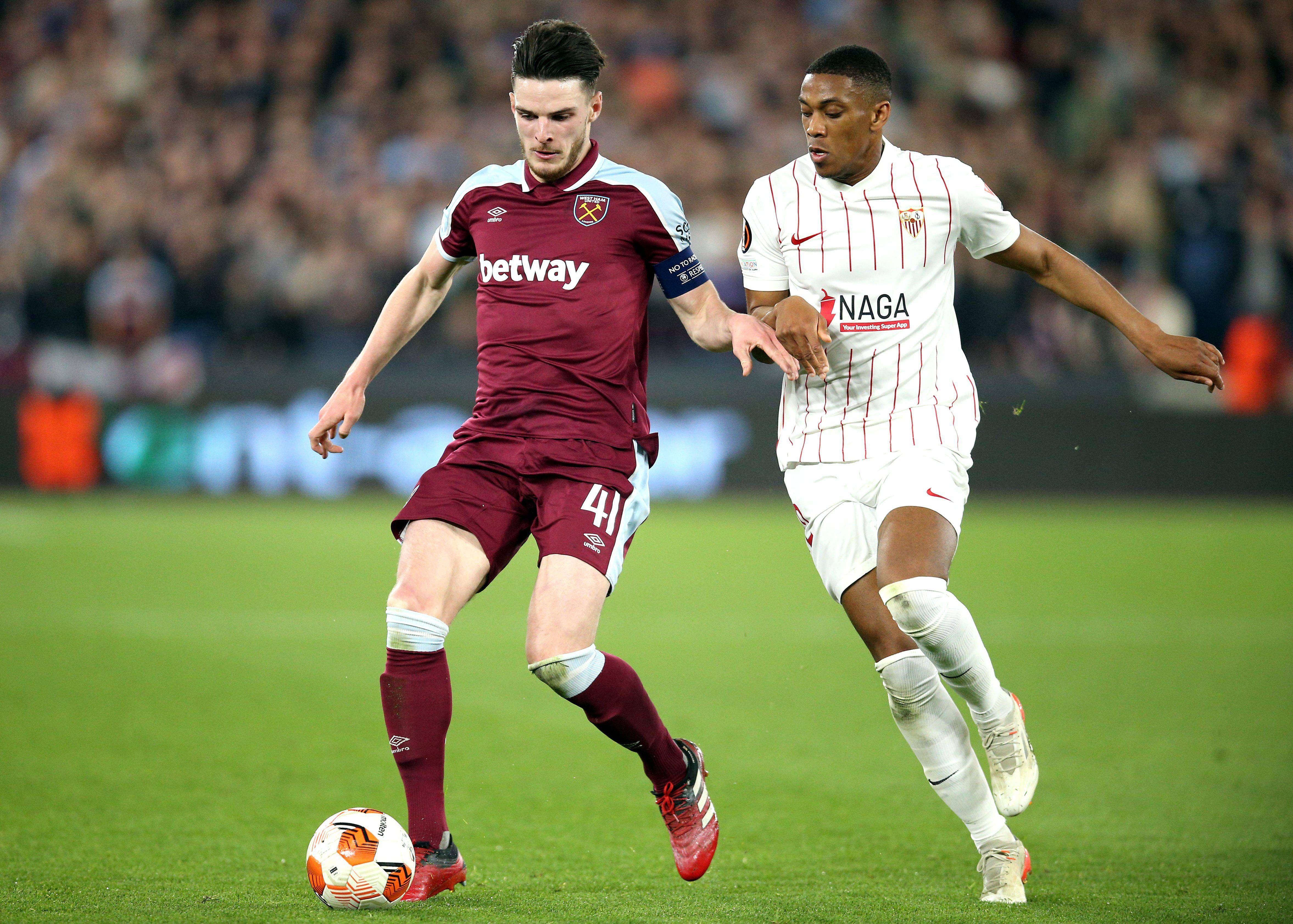  Martial, en el partido ante el West Ham.