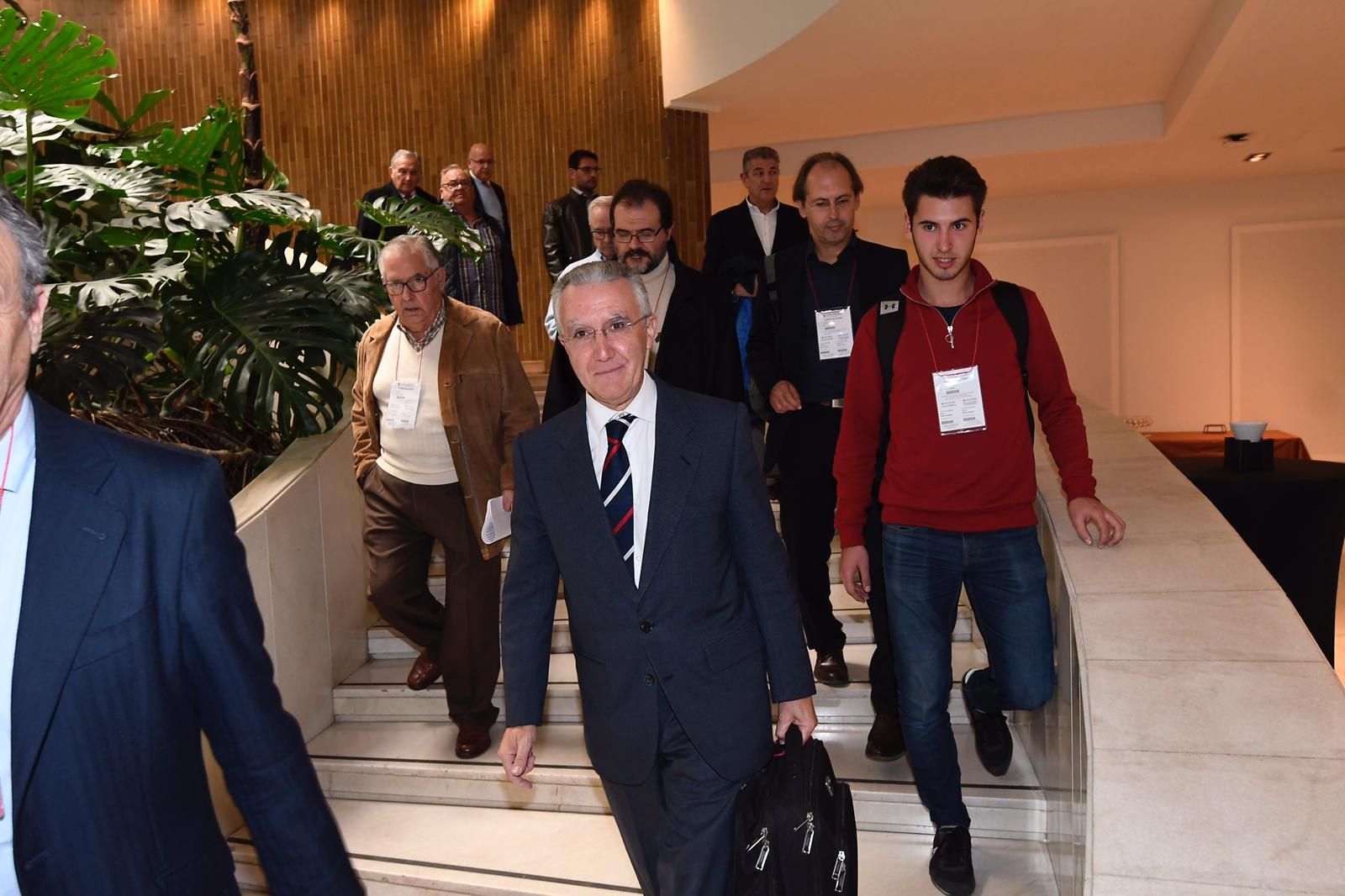  Eduardo Arenas, a su llegada a la Junta.