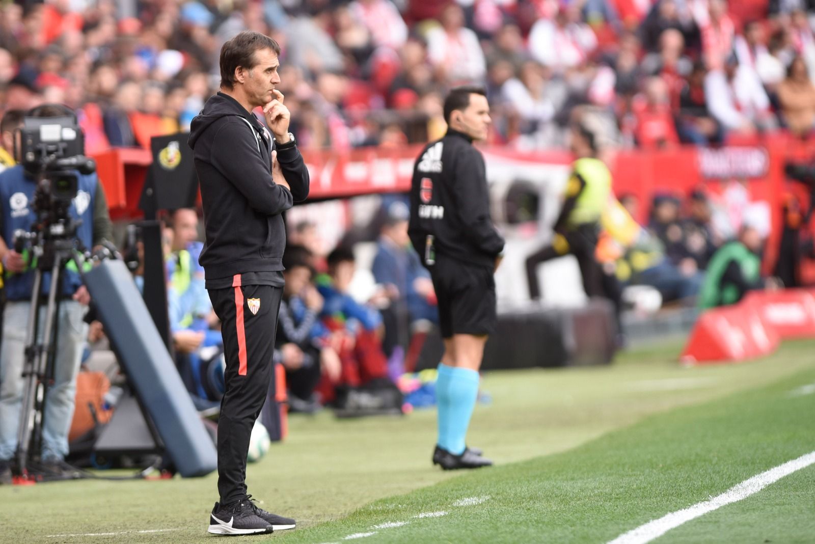  Lopetegui, en el Sevilla 3-2 Osasuna..