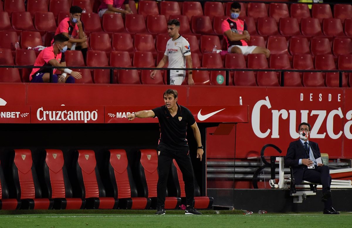  Lopetegui, en el Sevilla - Valencia..