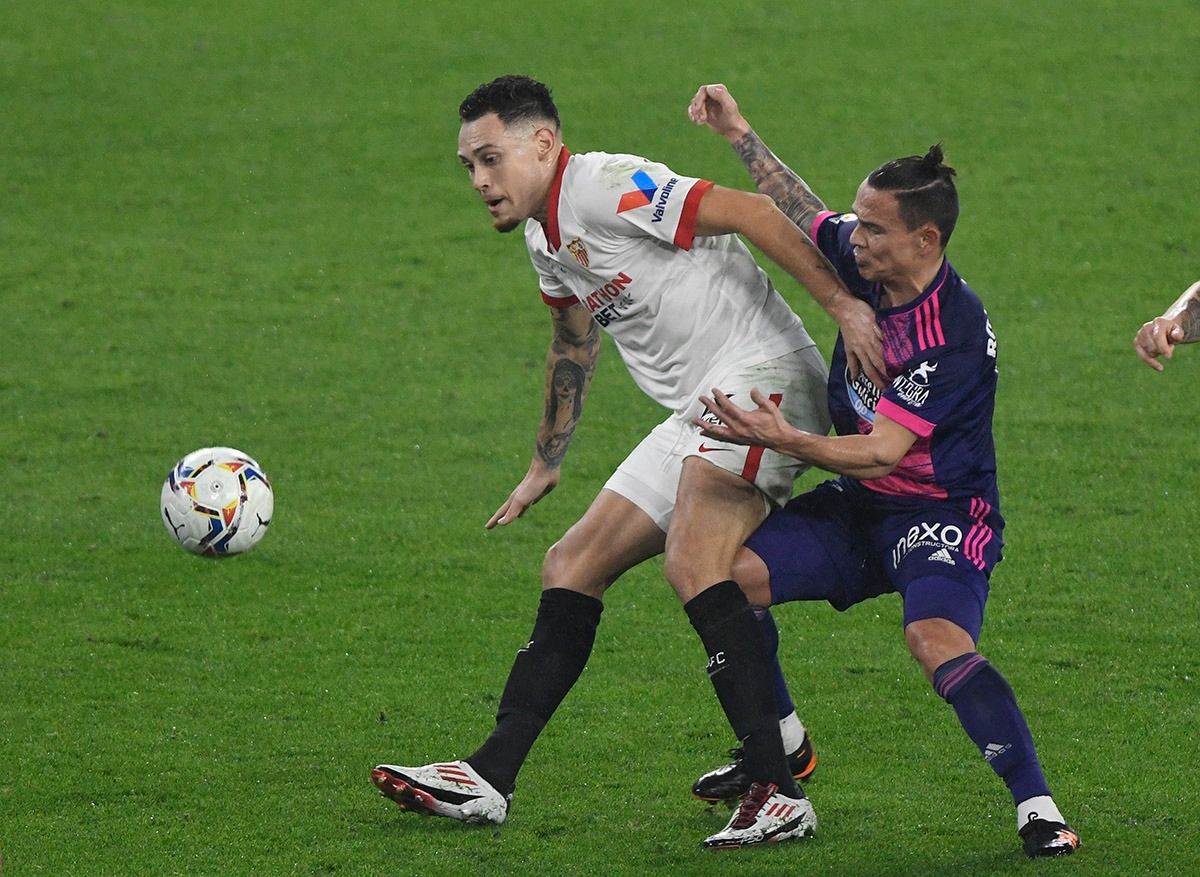  Ocampos, en el partido ante el Valladolid.