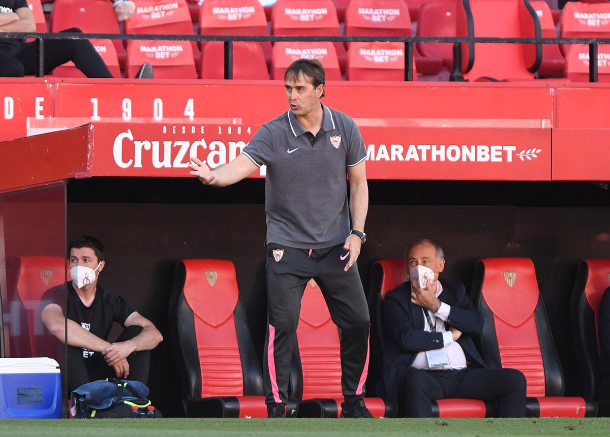  Lopetegui, en el partido ante el Valencia.