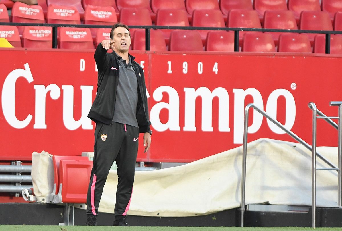  Lopetegui, en el partido ante el Alavés.