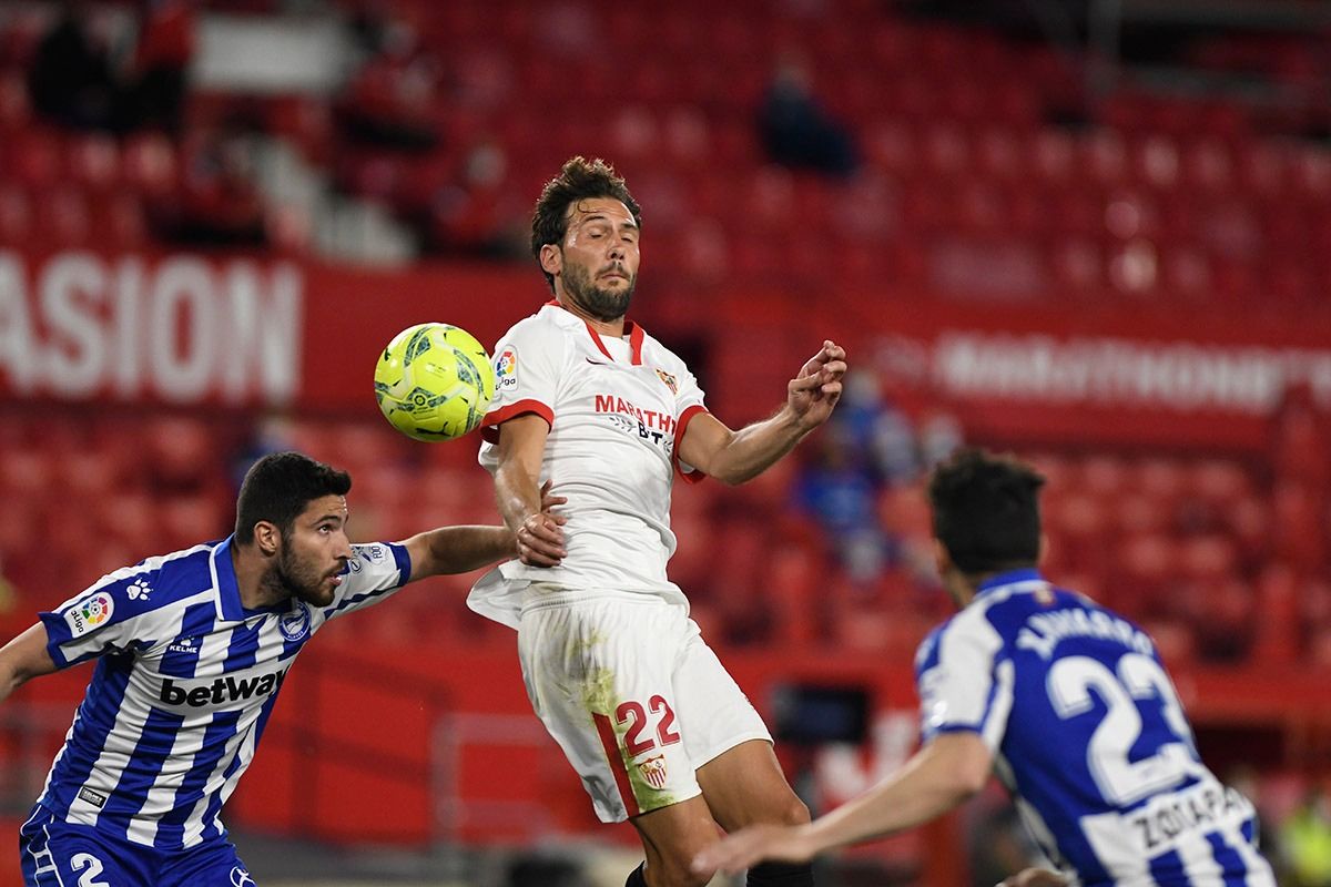  Franco Vázquez, en el Sevilla-Alavés.