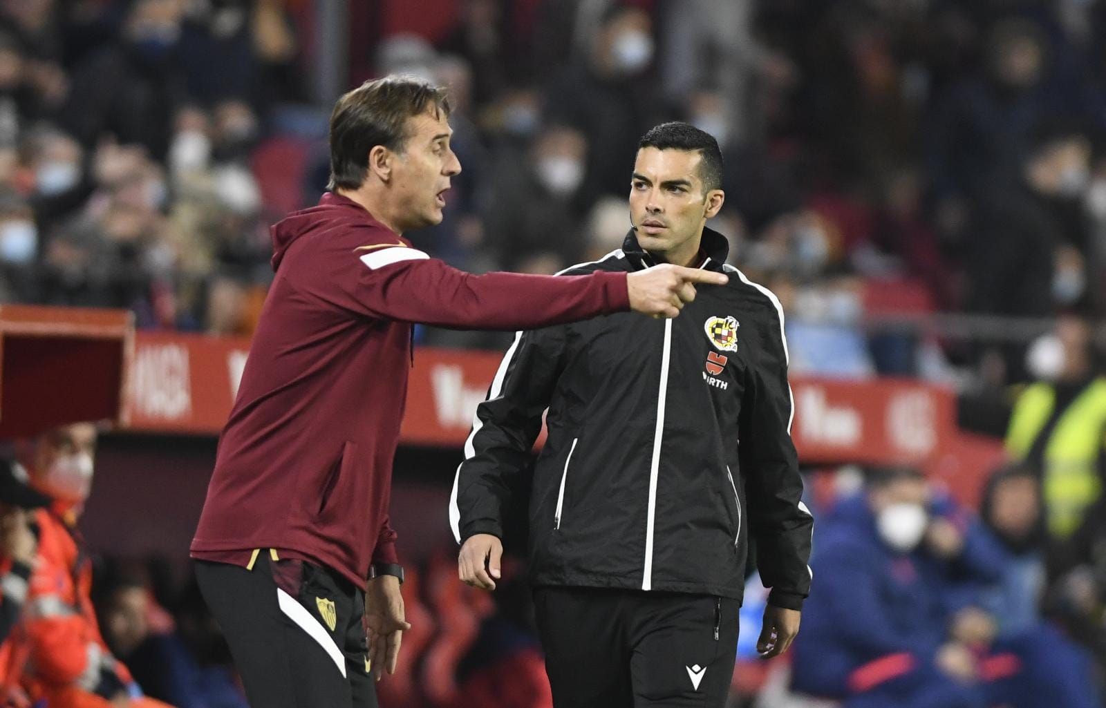  Lopetegui, en el Sevilla-Atlético.