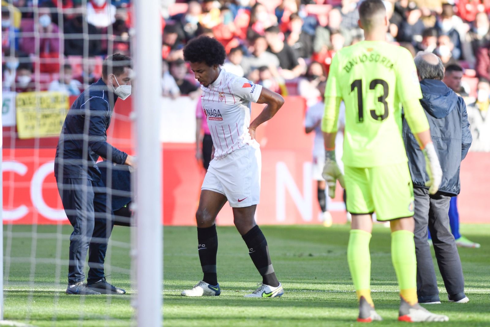 Koundé se lesiona ante el Getafe..