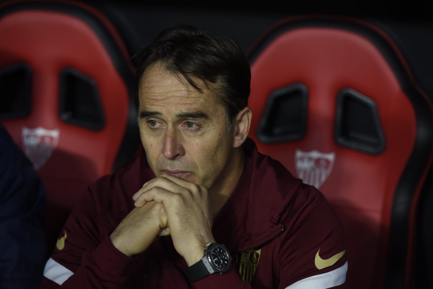  Lopetegui, en el Sevilla-Elche.