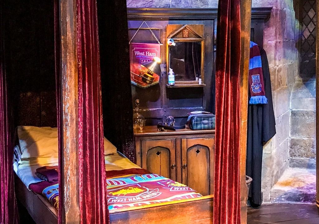 Imagen del estudio de Harry Potter en una de las películas.