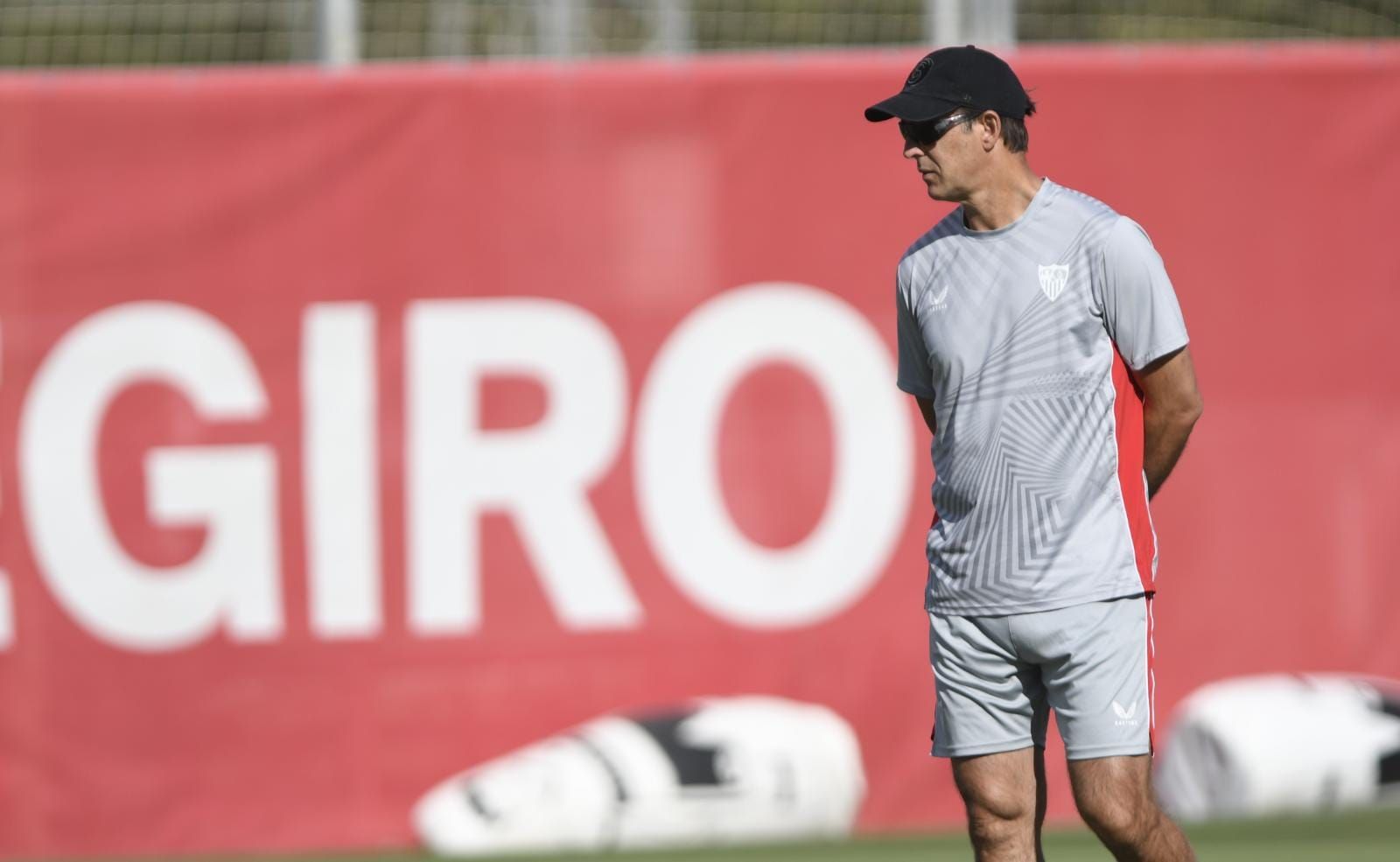  Julen Lopetegui, durante la sesión del miércoles.