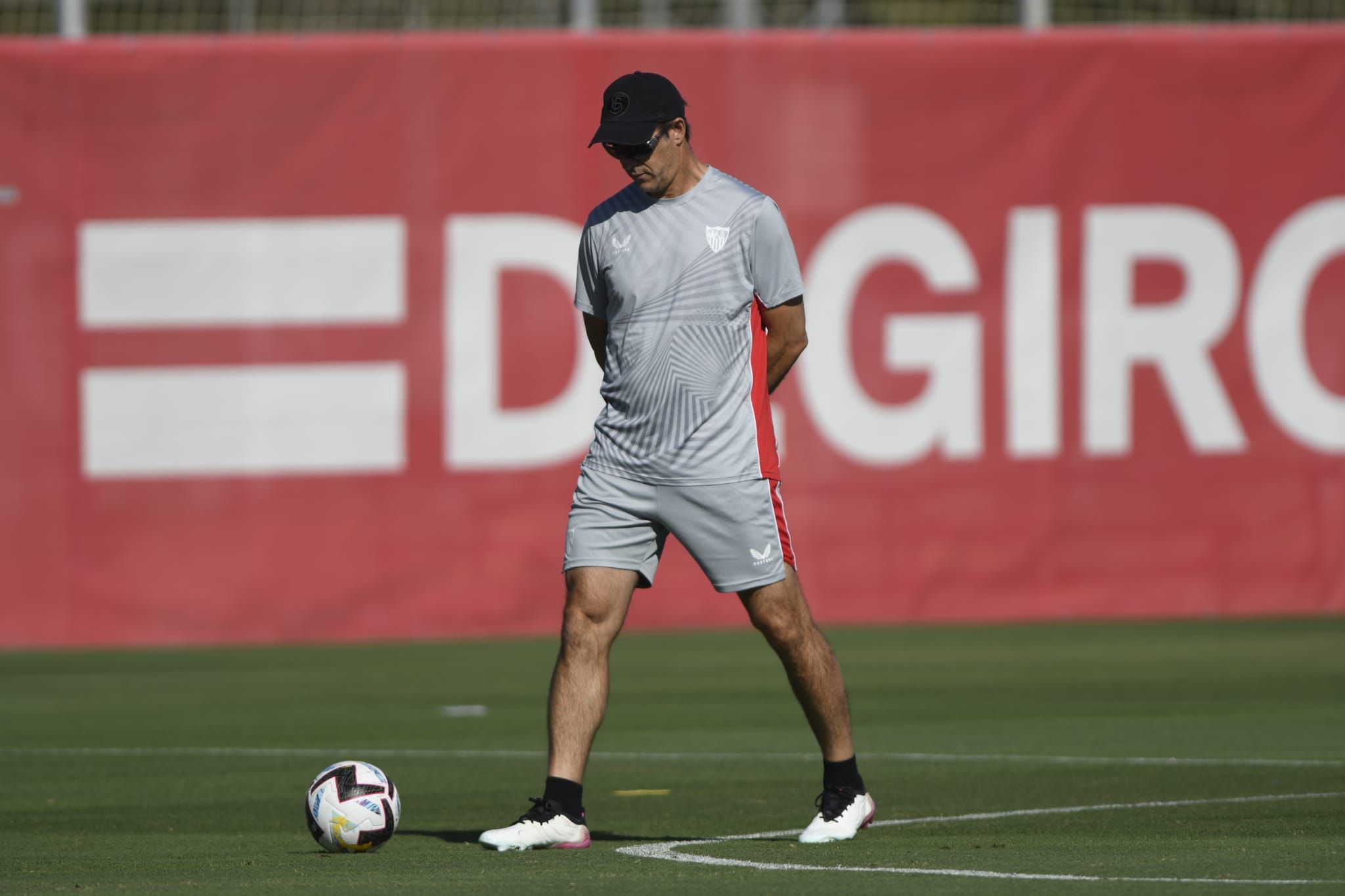  Lopetegui, en la sesión del viernes.