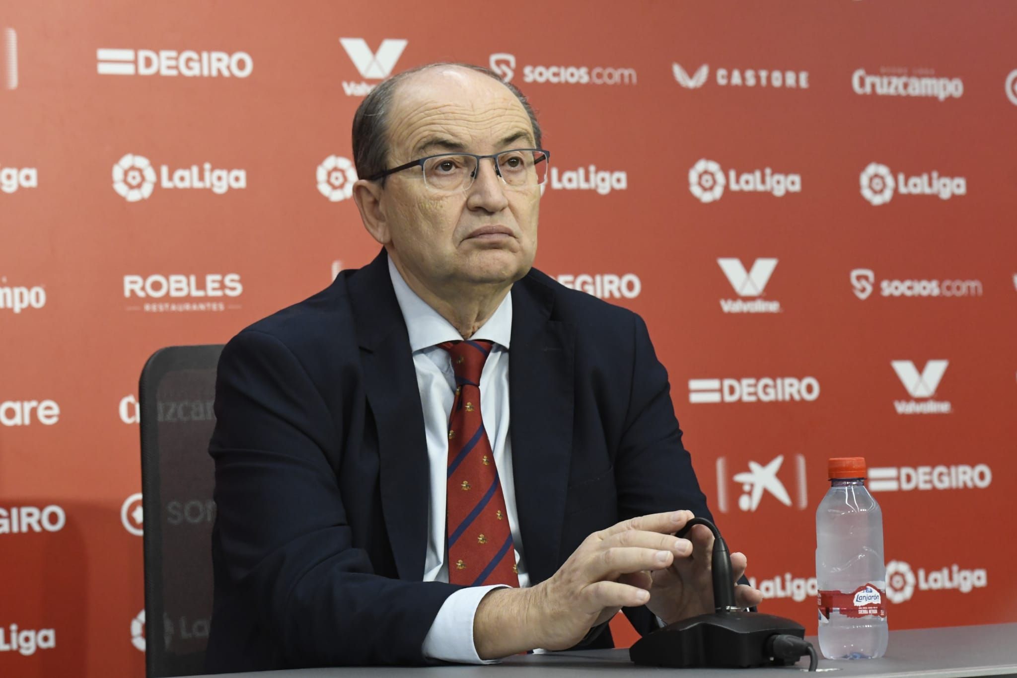  Pepe Castro, en la presentación de Sampaoli.