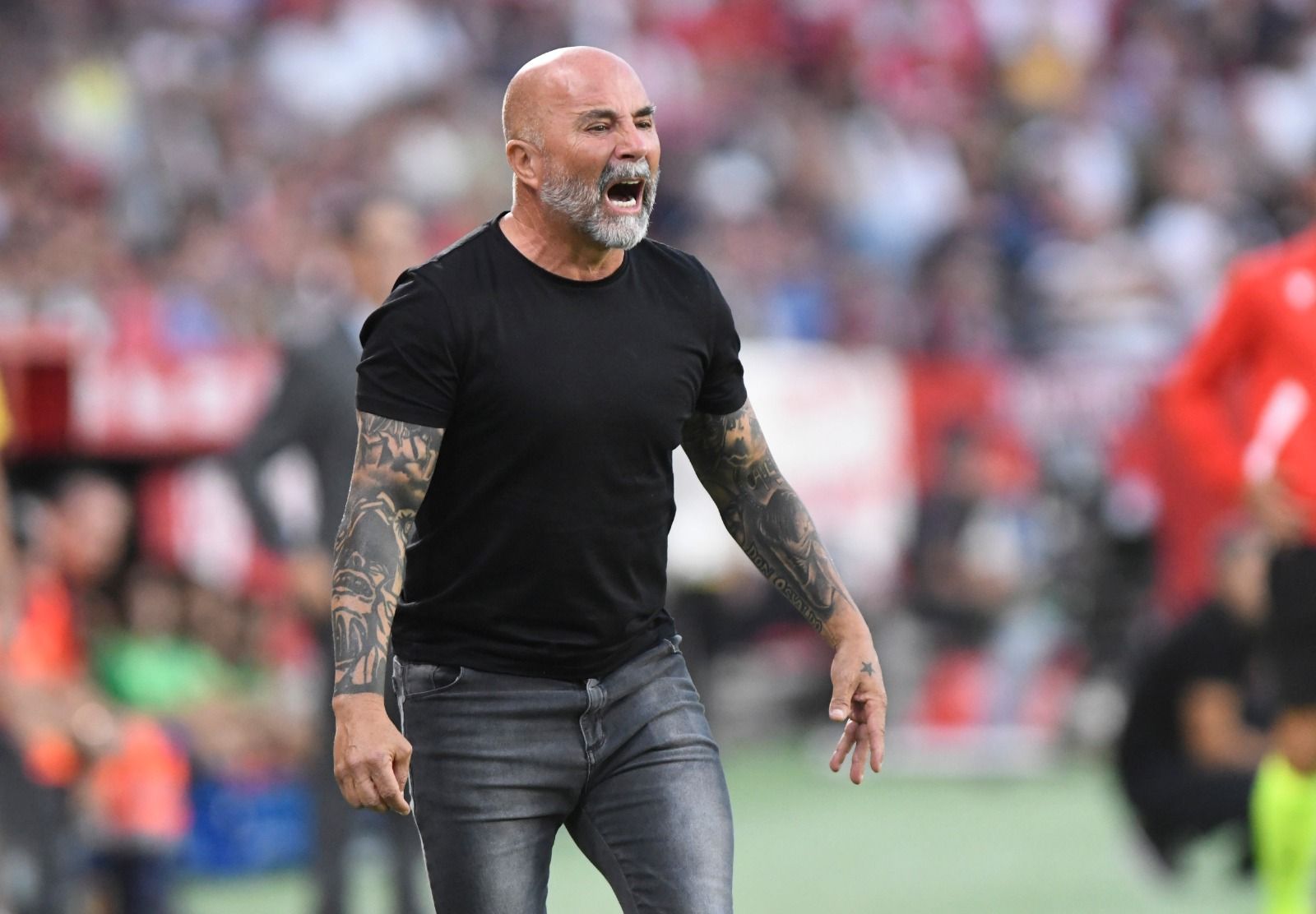  Sampaoli, en su debut con el Sevilla.