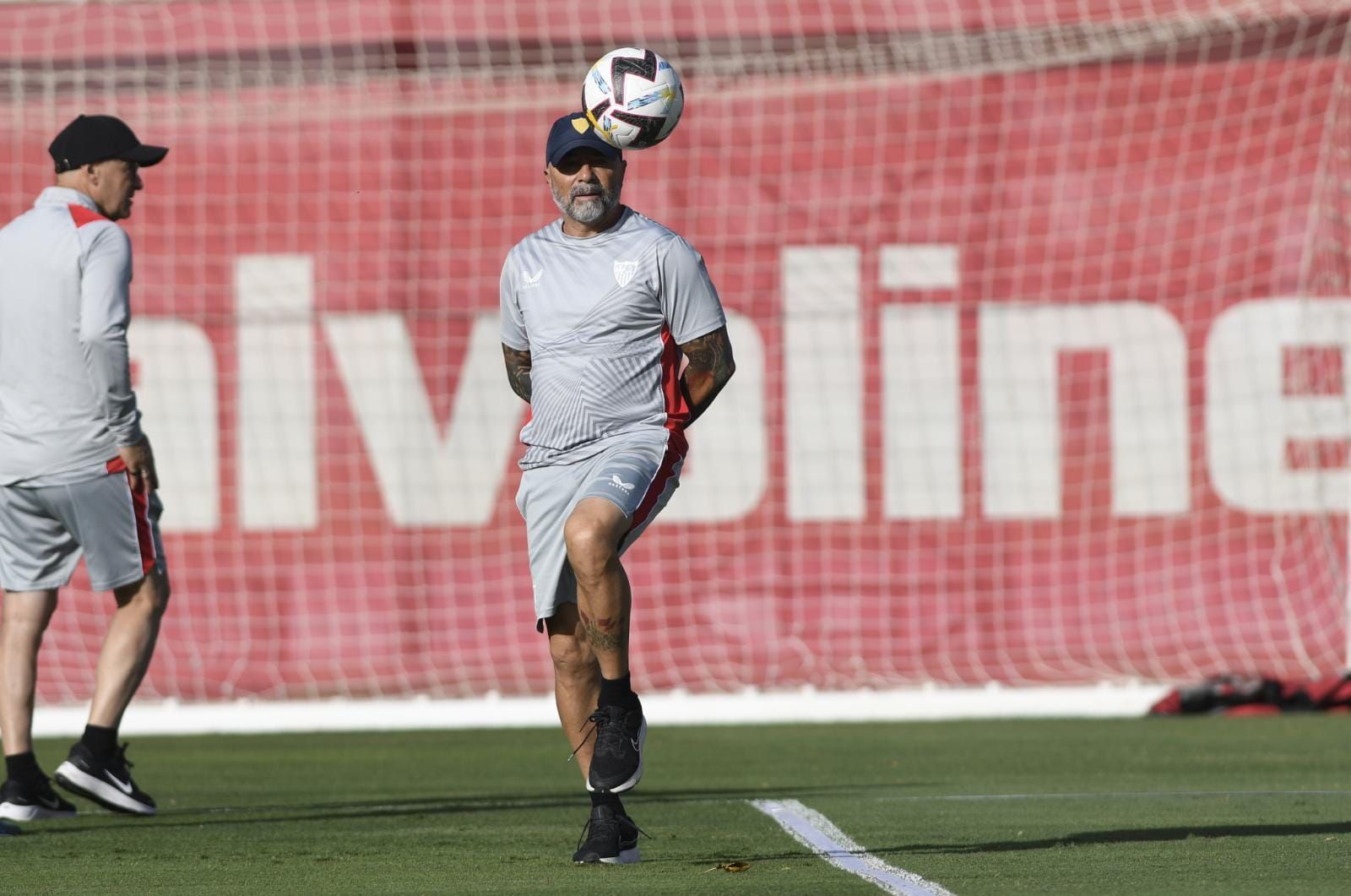 Sampaoli, en la sesión del lunes.