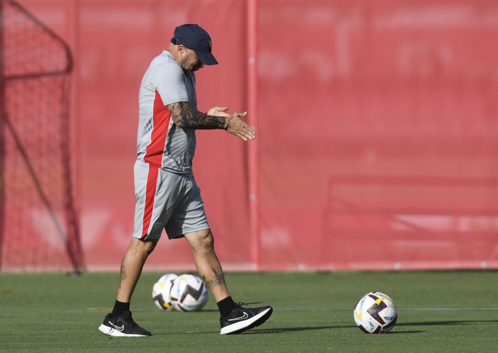  Sampaoli, en la sesión del lunes.