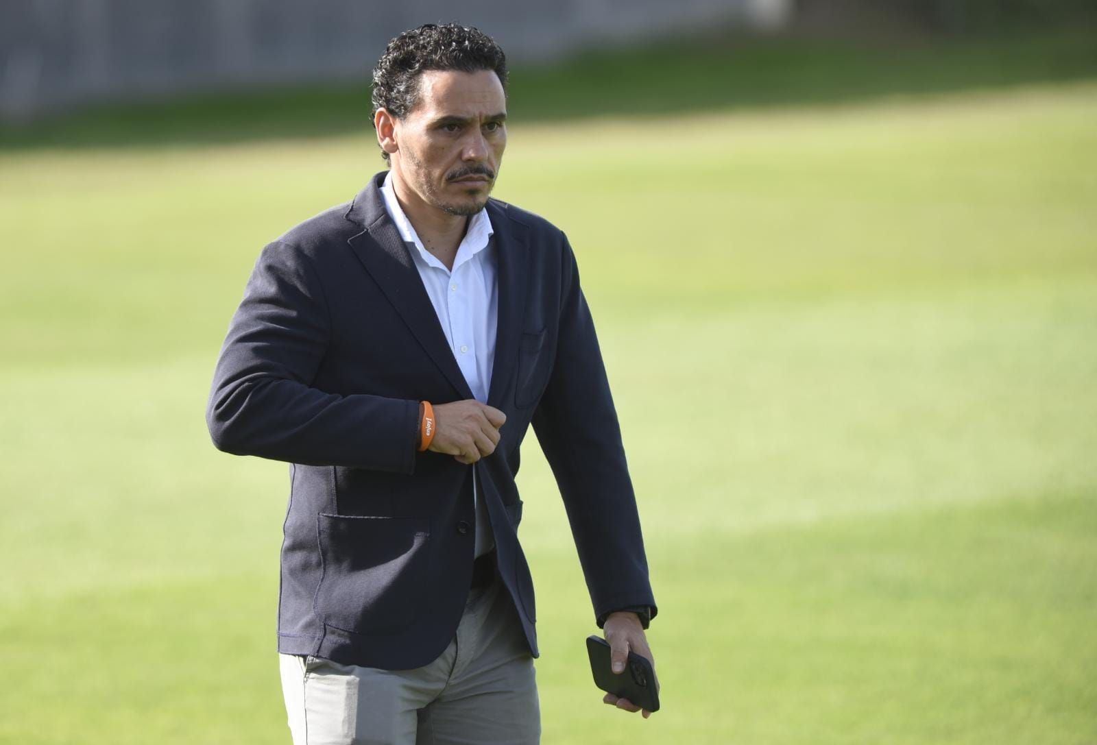 Del Nido Carrasco, en un entrenamiento.