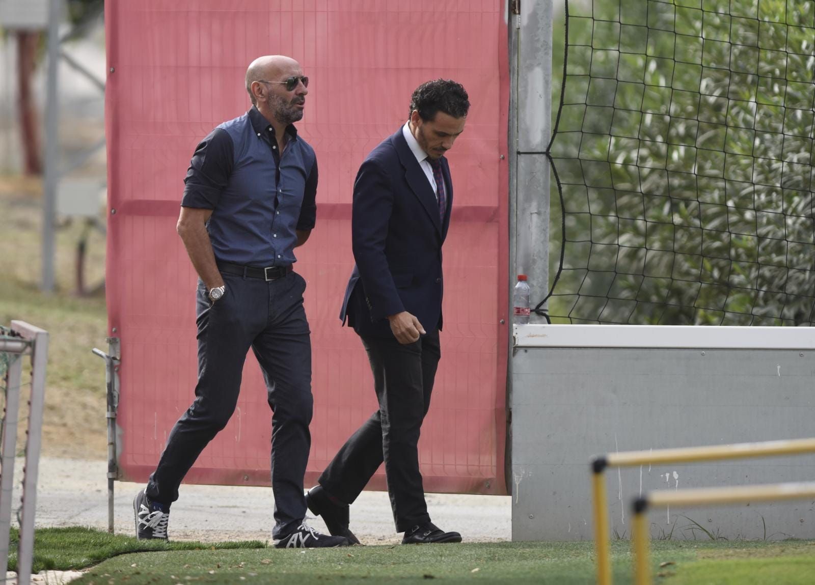 Monchi y Del Nido Carrasco, este lunes.