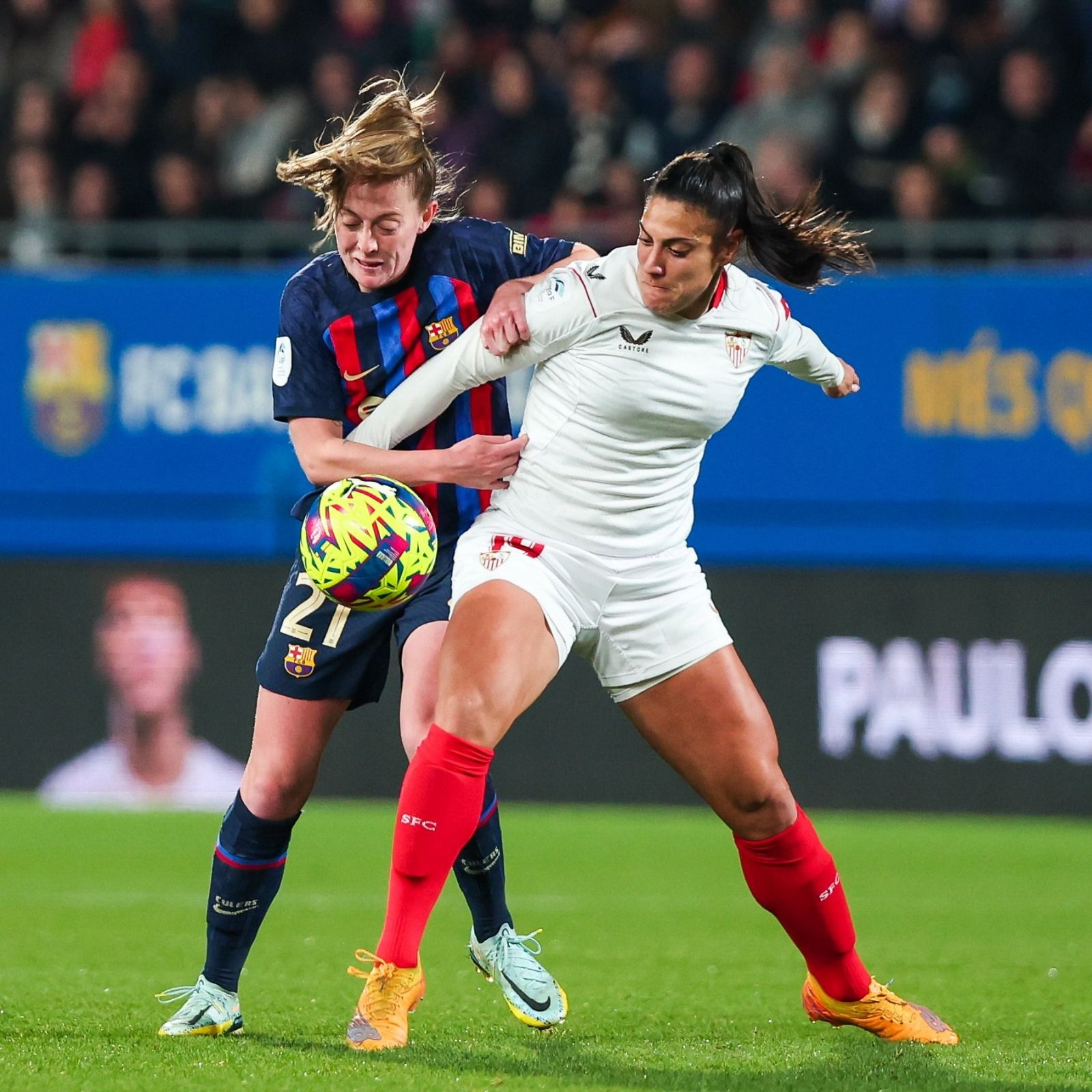 Imagen del FC Barcelona-Sevilla Femenino.