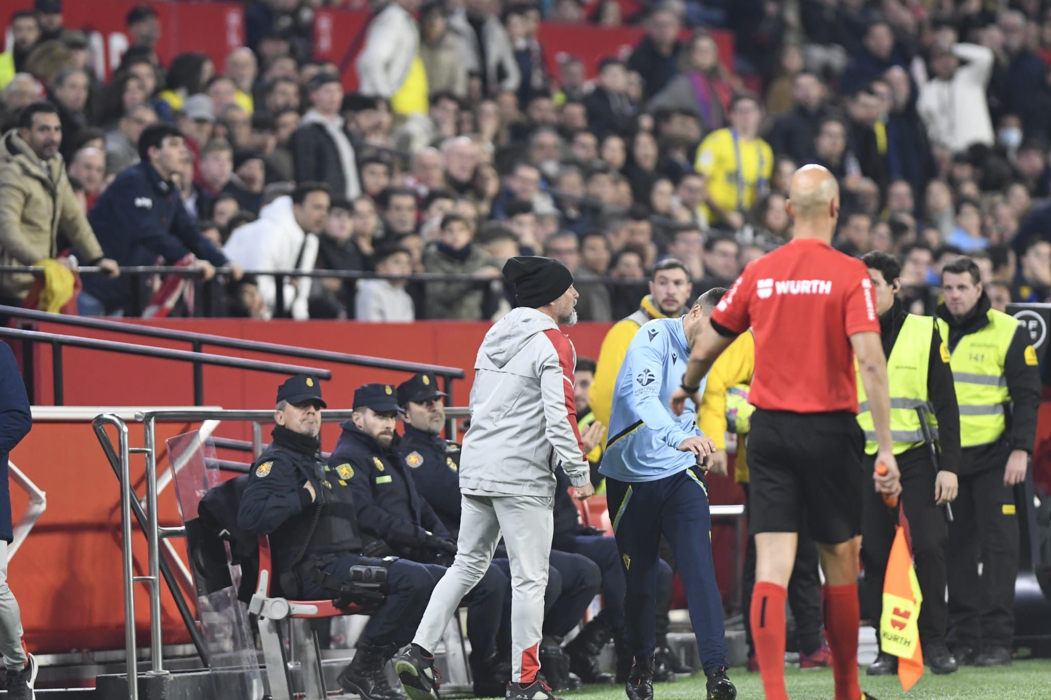  Sampaoli, en el momento en el que fue expulsado.