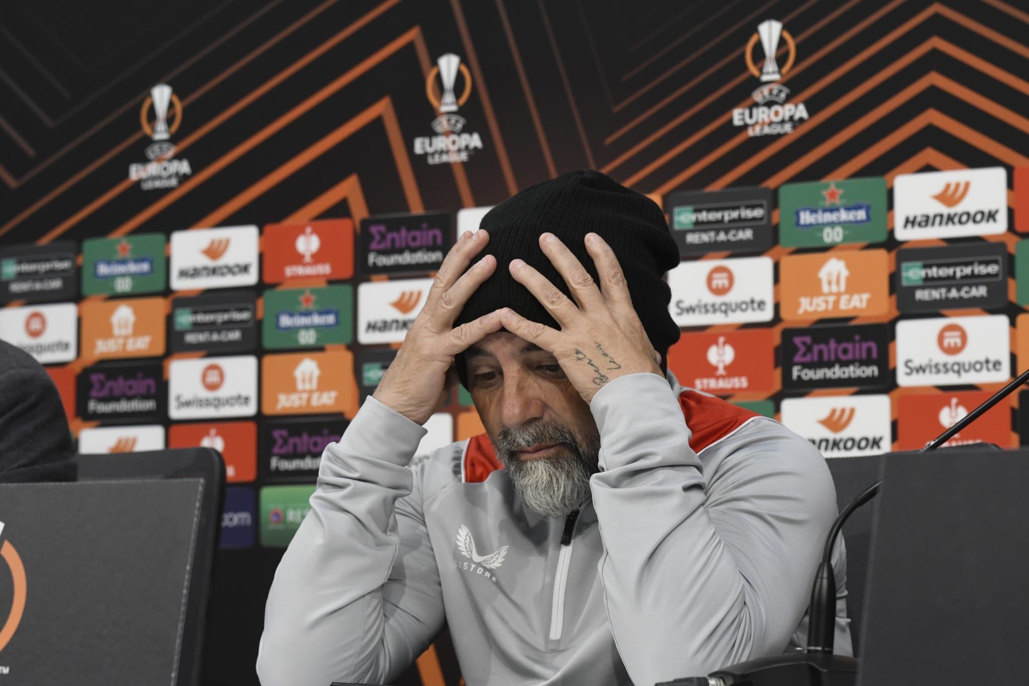 Sampaoli, en sala de prensa.