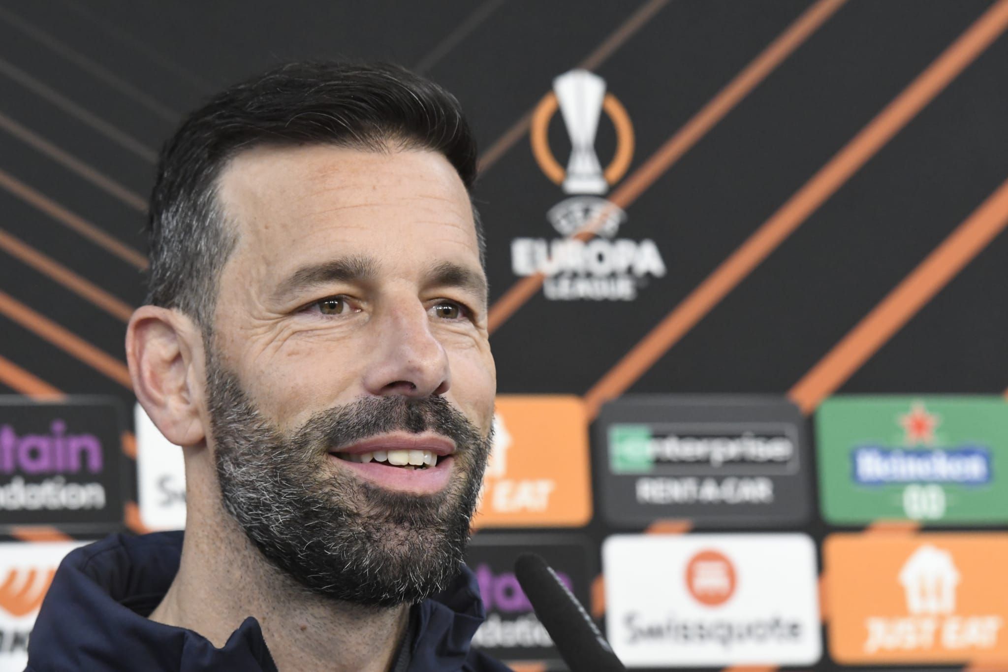  Van Nistelrooy, en sala de prensa.