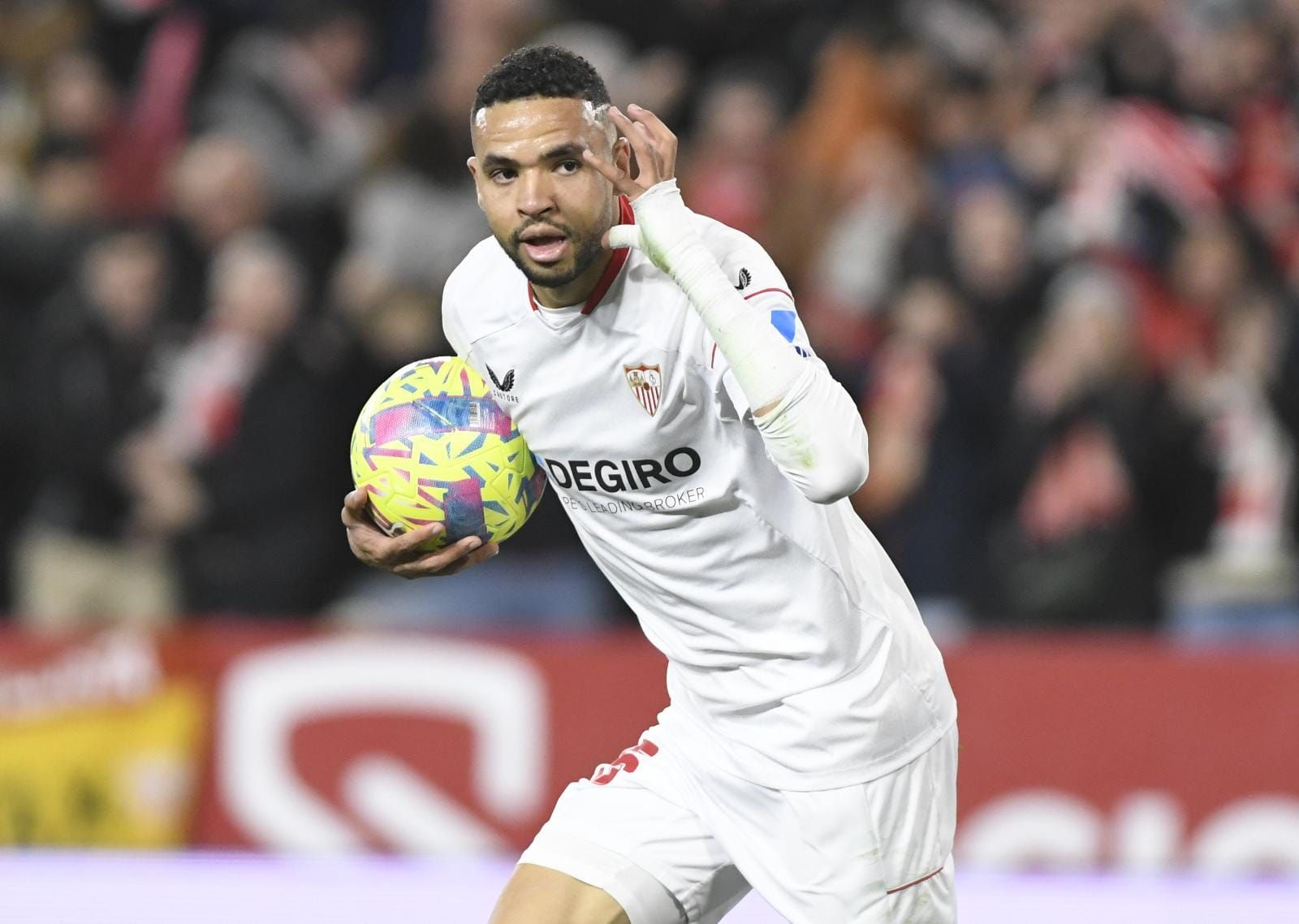  Celebración del tanto de En-Nesyri ante Osasuna.