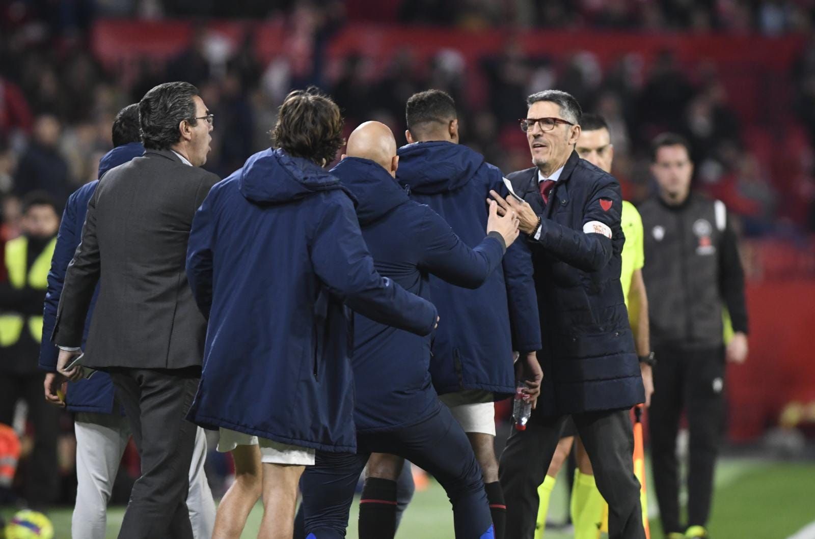  Fernando, expulsado ante Osasuna.