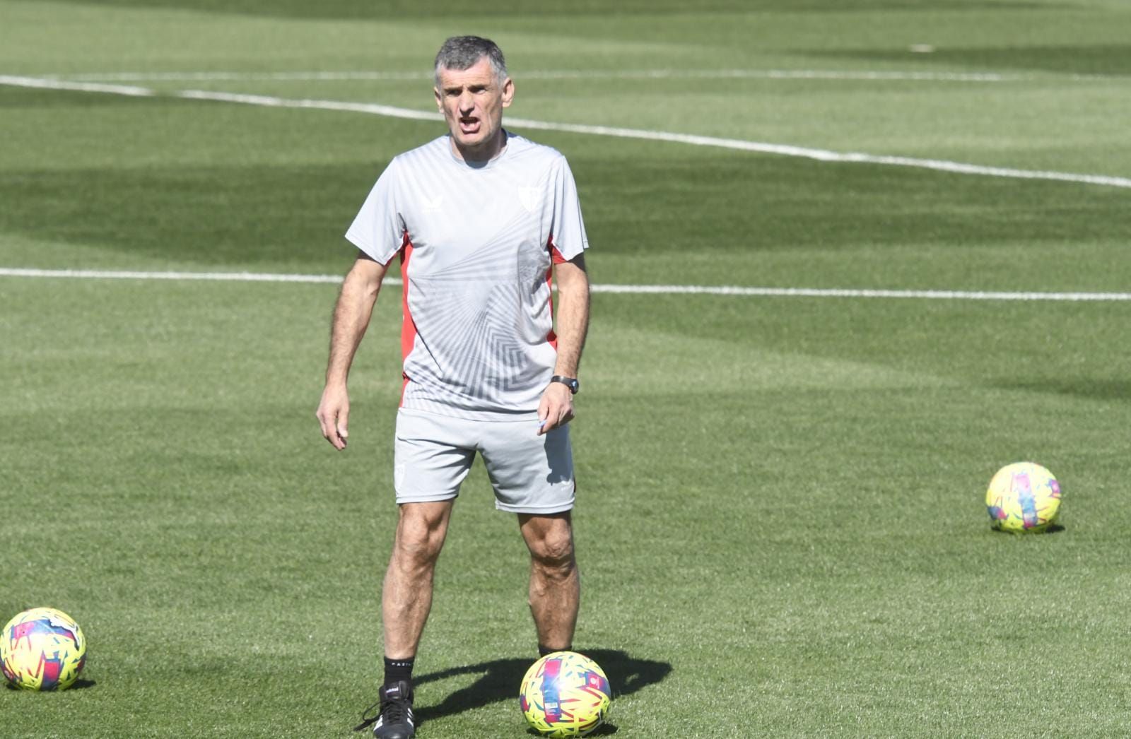  Mendilibar, en la sesión del jueves.