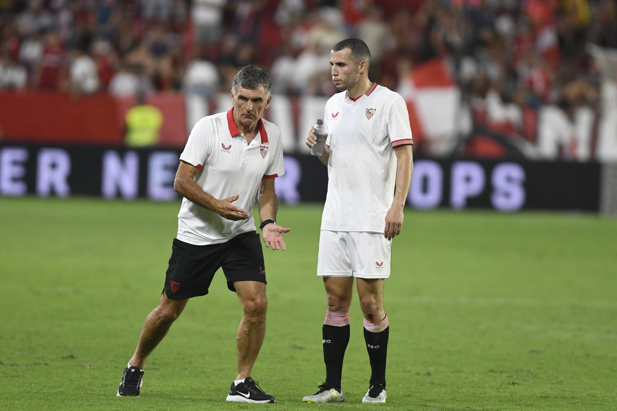  Mendilibar, junto a Idrissi.