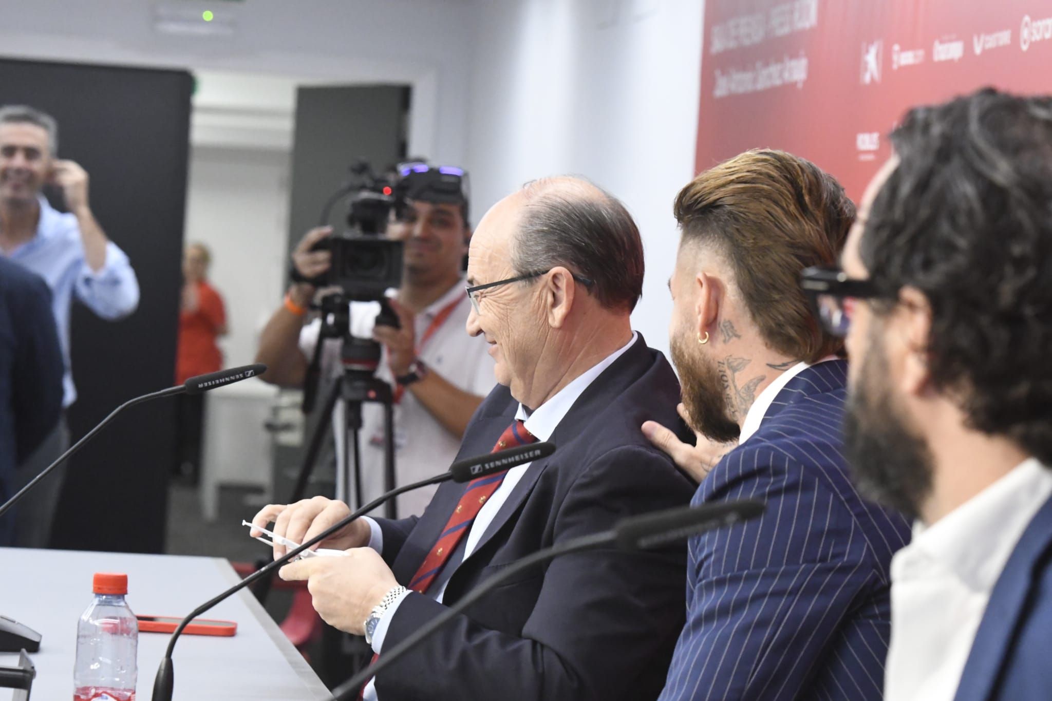  José Castro, en la presentación de Sergio Ramos.
