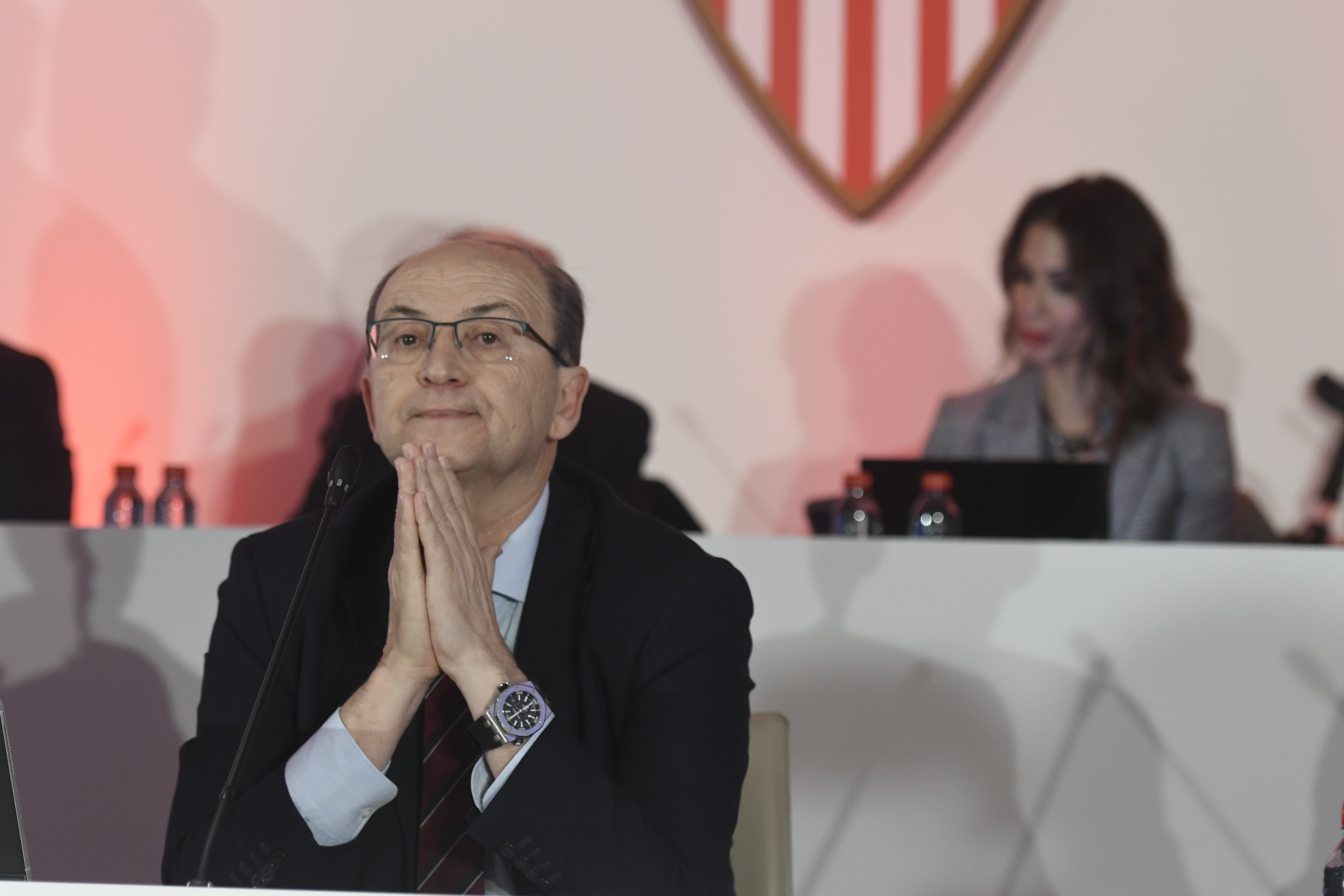  José Castro, en la Junta de Accionistas de 2023, la última como presidente.