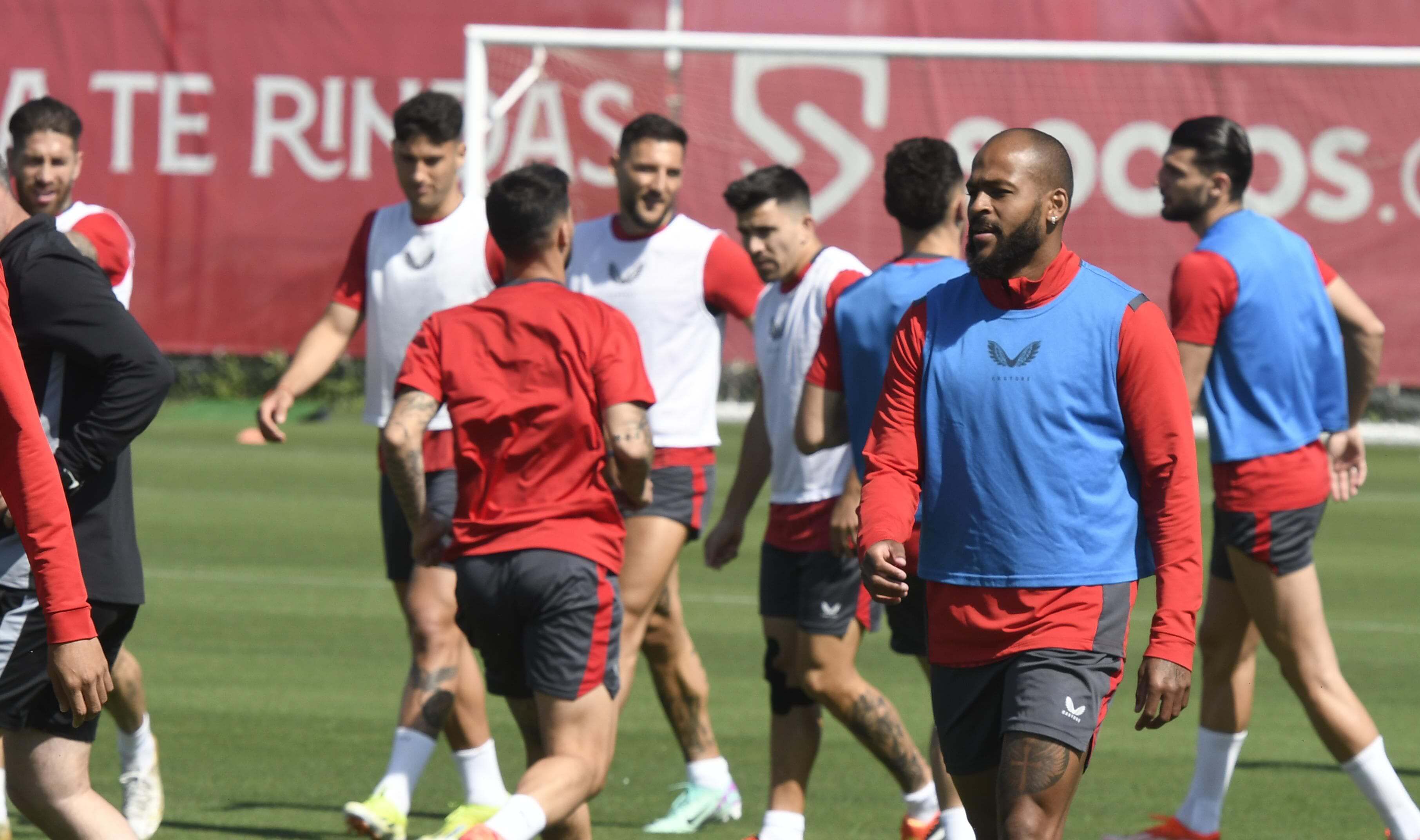  Marcao, , en el entrenamiento de este sábado