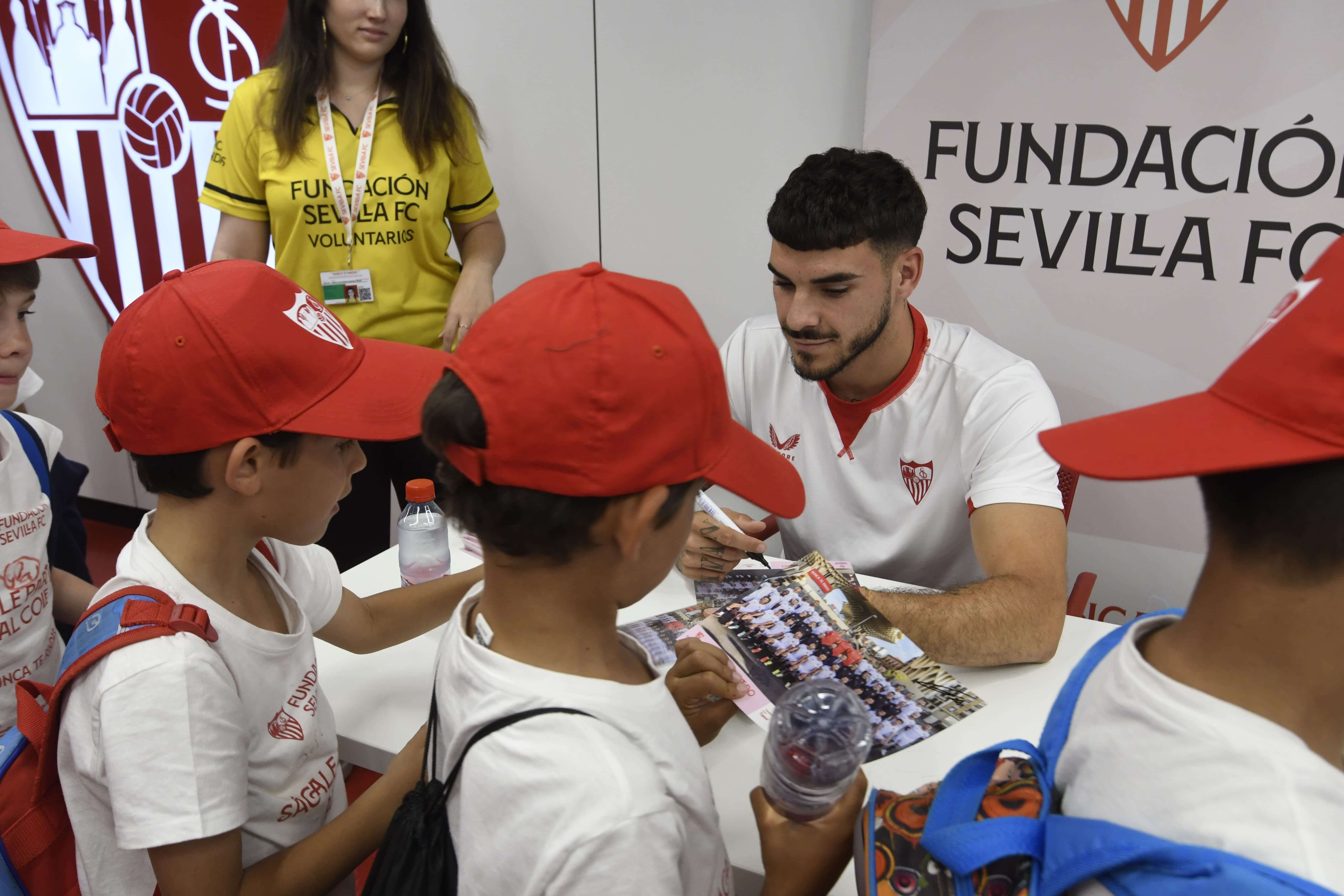  Isaac Romero, en el acto de Sácale partido al Cole.