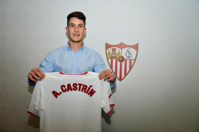 Andrés Castrín. fichaje del Sevilla Atlético.