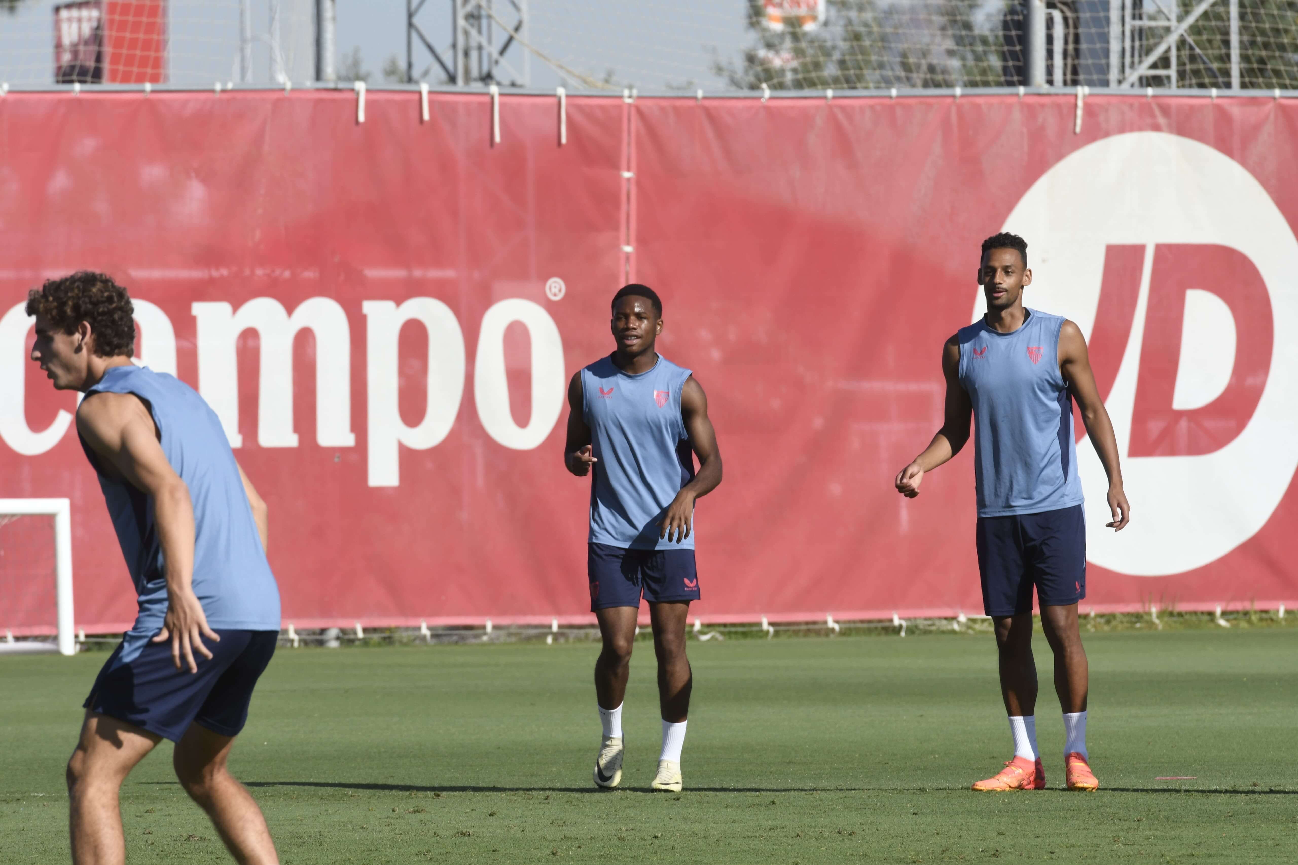  Idumbo y Sow, en la sesión del lunes.