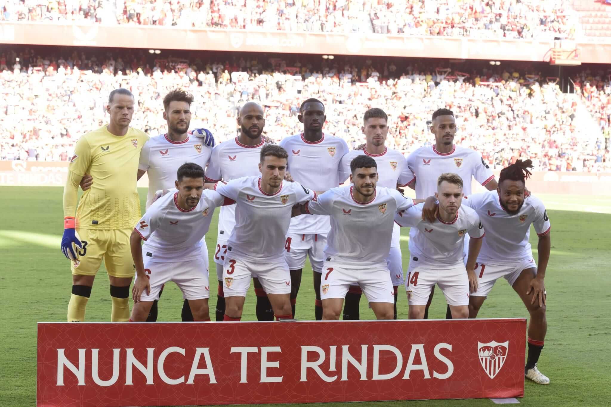Nianzou y Marcao, en el once inicial de su penúltimo partido juntos.