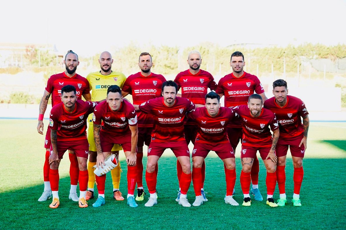 El once del Sevilla ante el Angers.