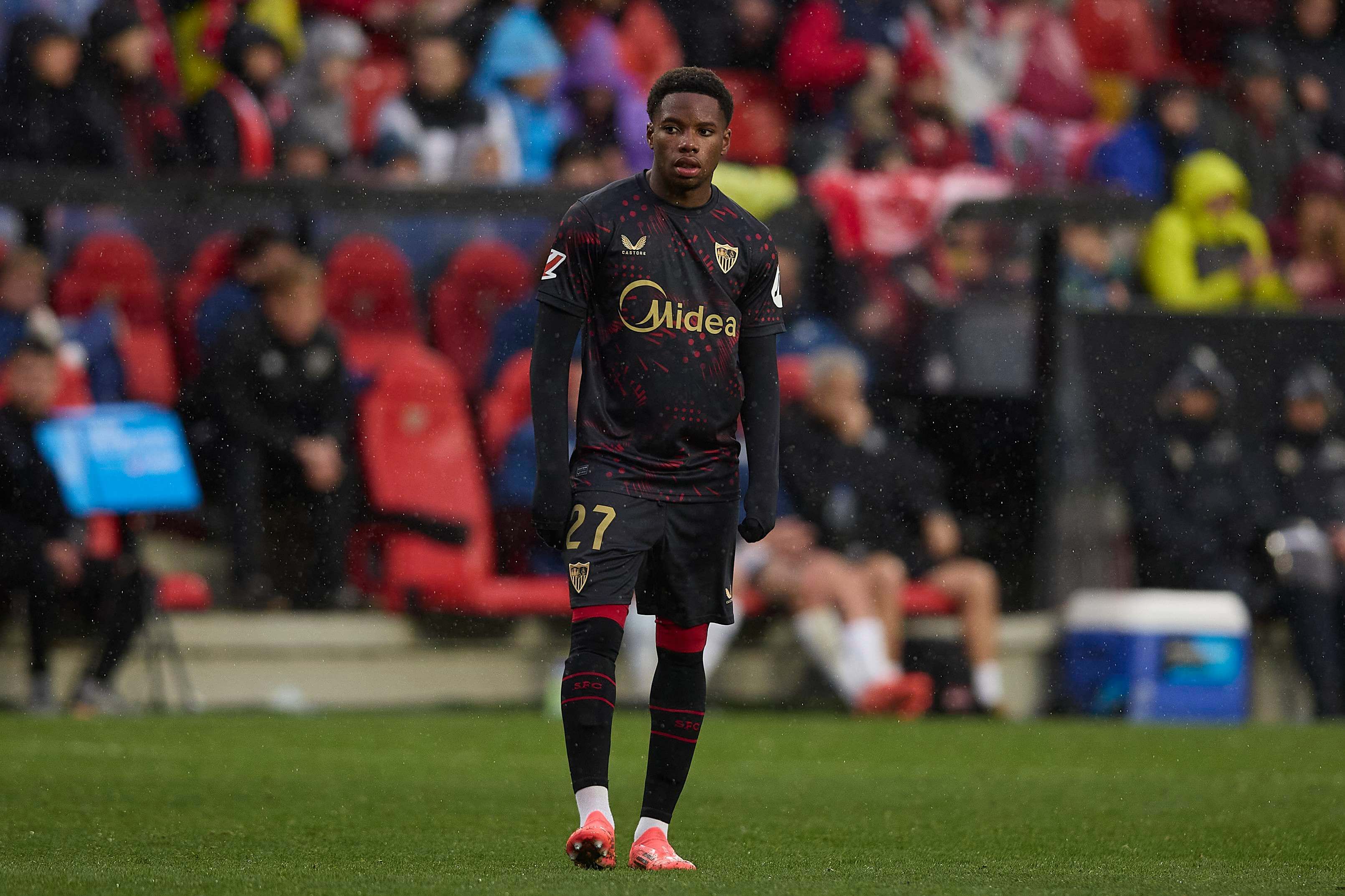  Idumbo Muzambo, en el Rayo-Sevilla.