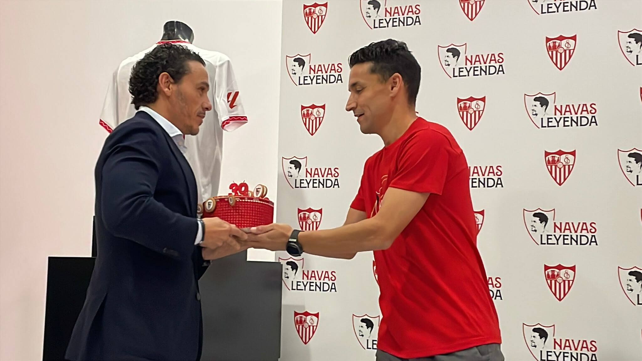  José María del Nido Carrasco con Jesús Navas (foto: Kiko Hurtado).