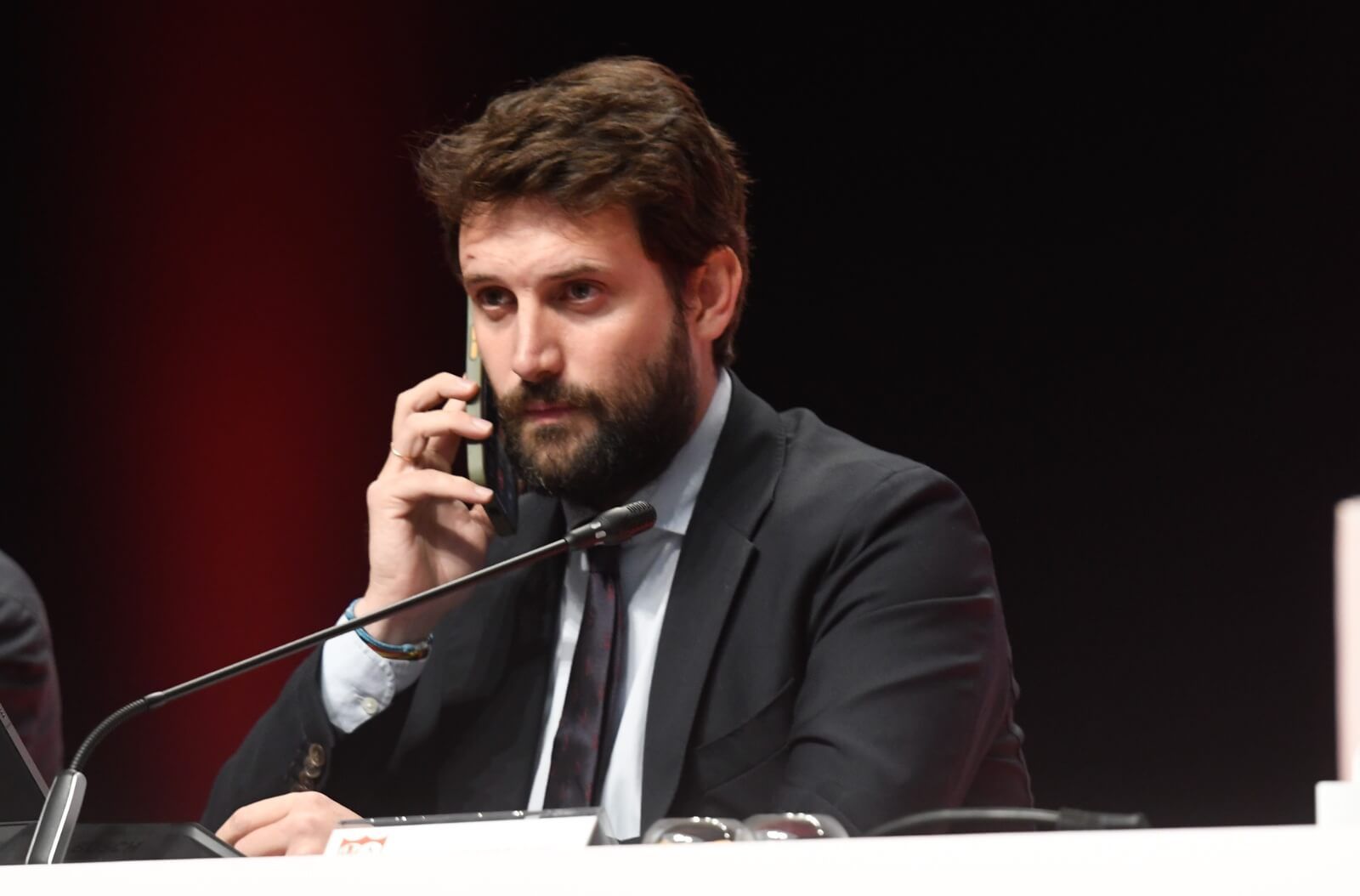 Fernando Carrión, en la Junta del Sevilla 2024.