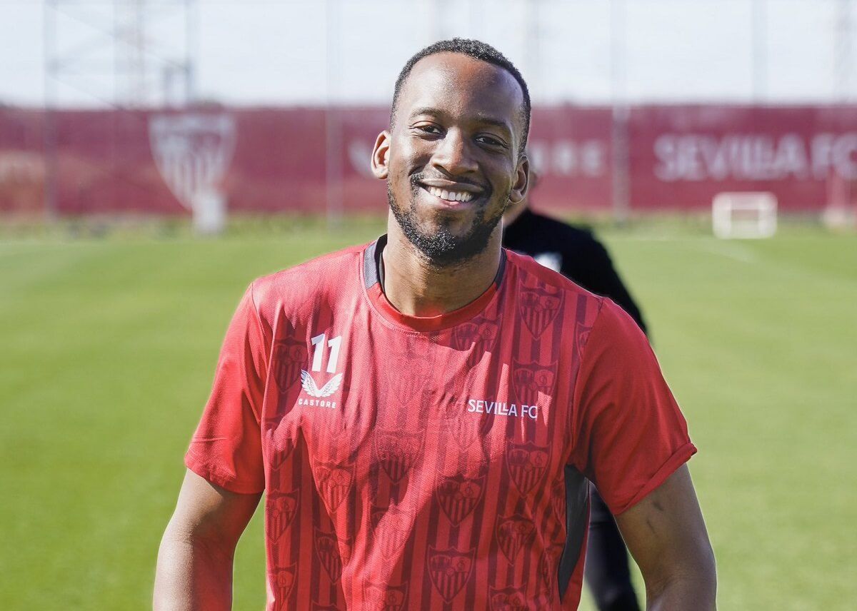  Lukebakio, en el entrenamiento de este domingo.