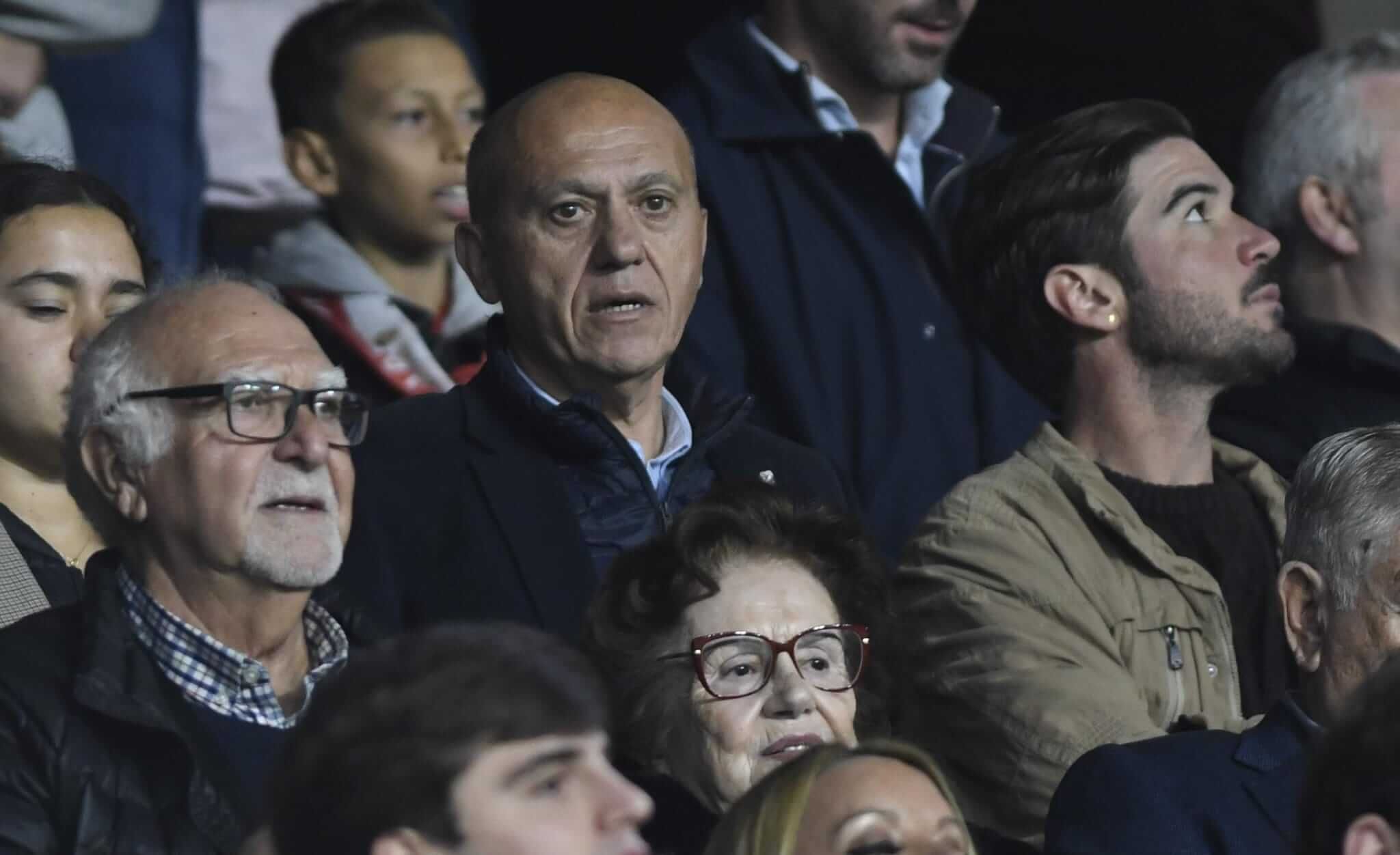  José María del Nido Benavente, en el Sevilla-Osasuna.
