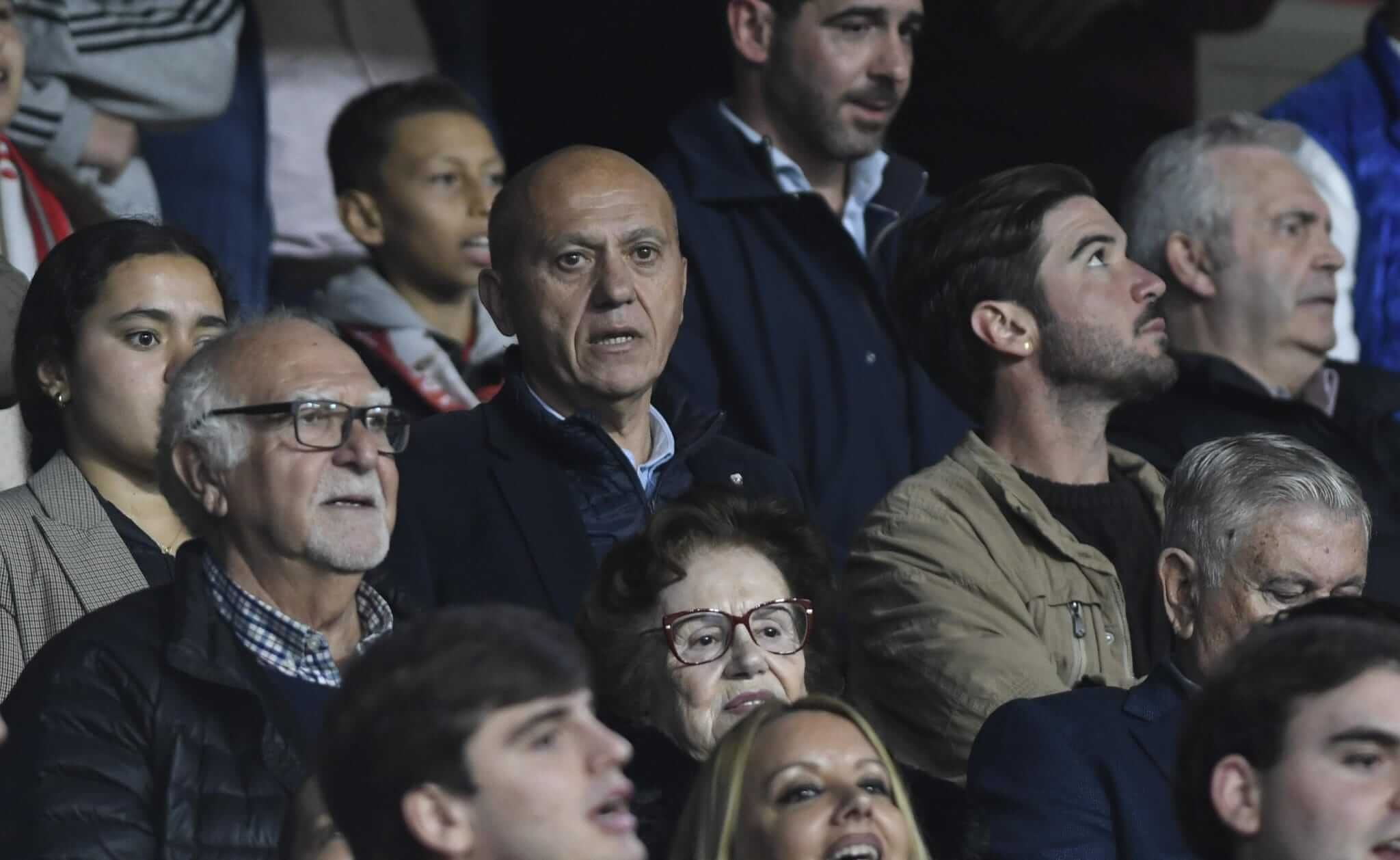  José María del Nido Benavente, en el Sevilla-Osasuna.
