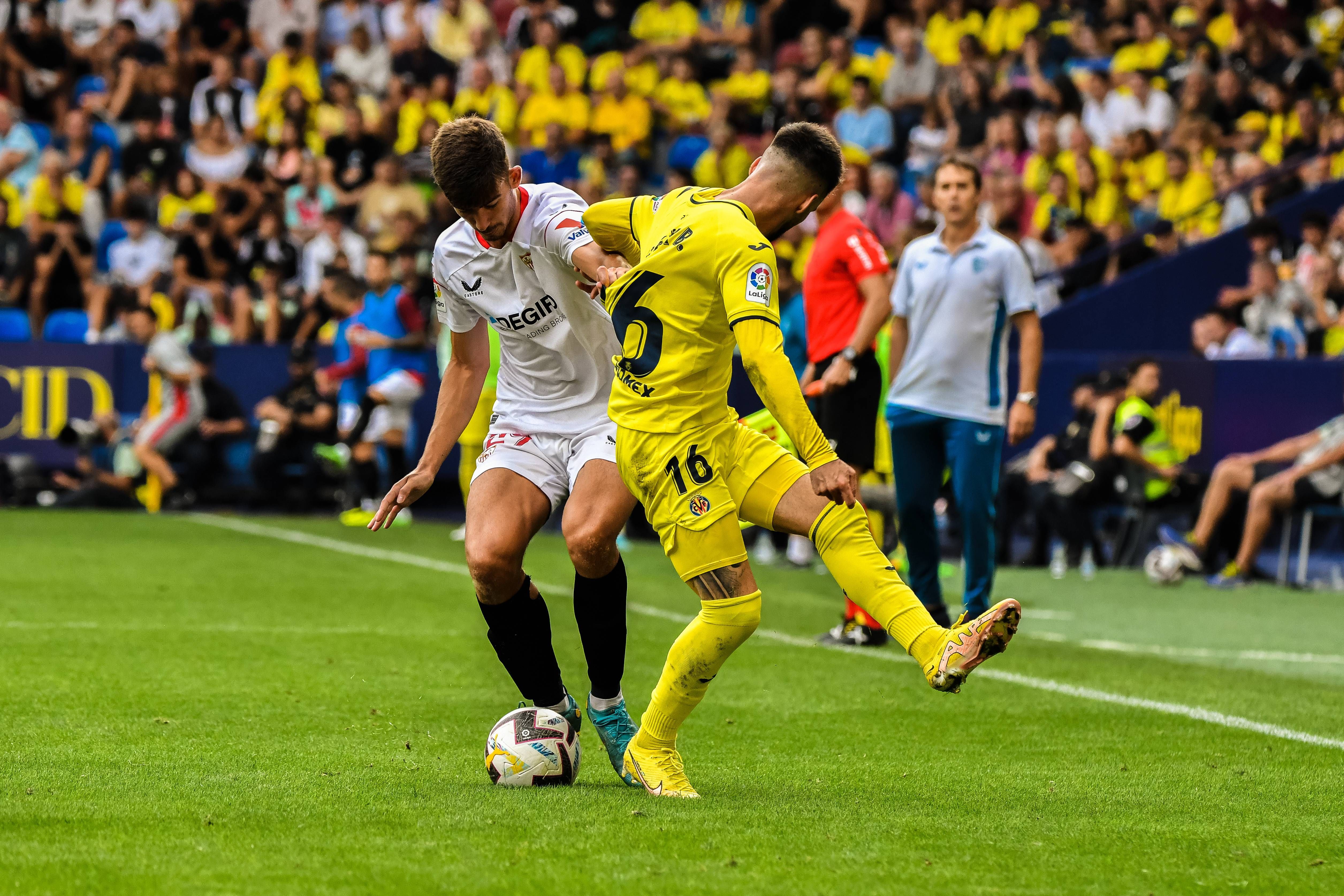  Kike Salas, en el Villarreal-Sevilla de la pasada temporada.