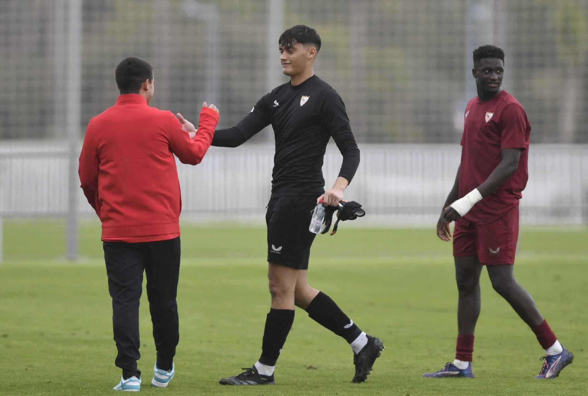 Loren, portero del Sevilla FC juvenil