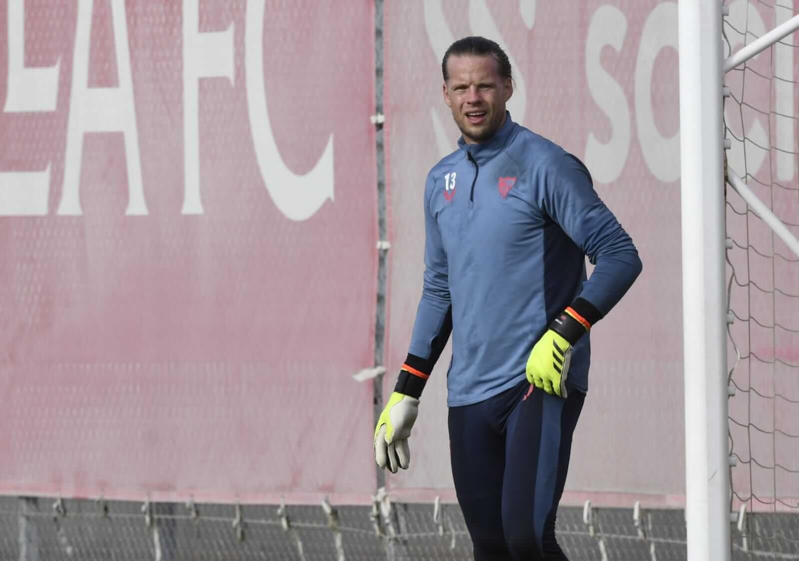  Orjan Nyland, durante la sesión del viernes.