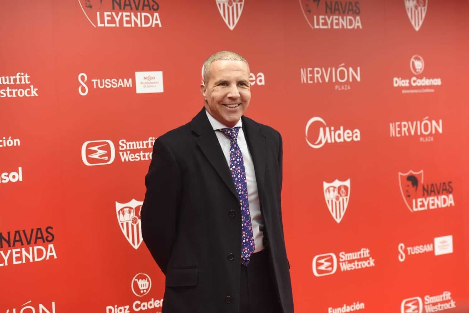 Cristóbal Soria en la despedida de Jesús Navas