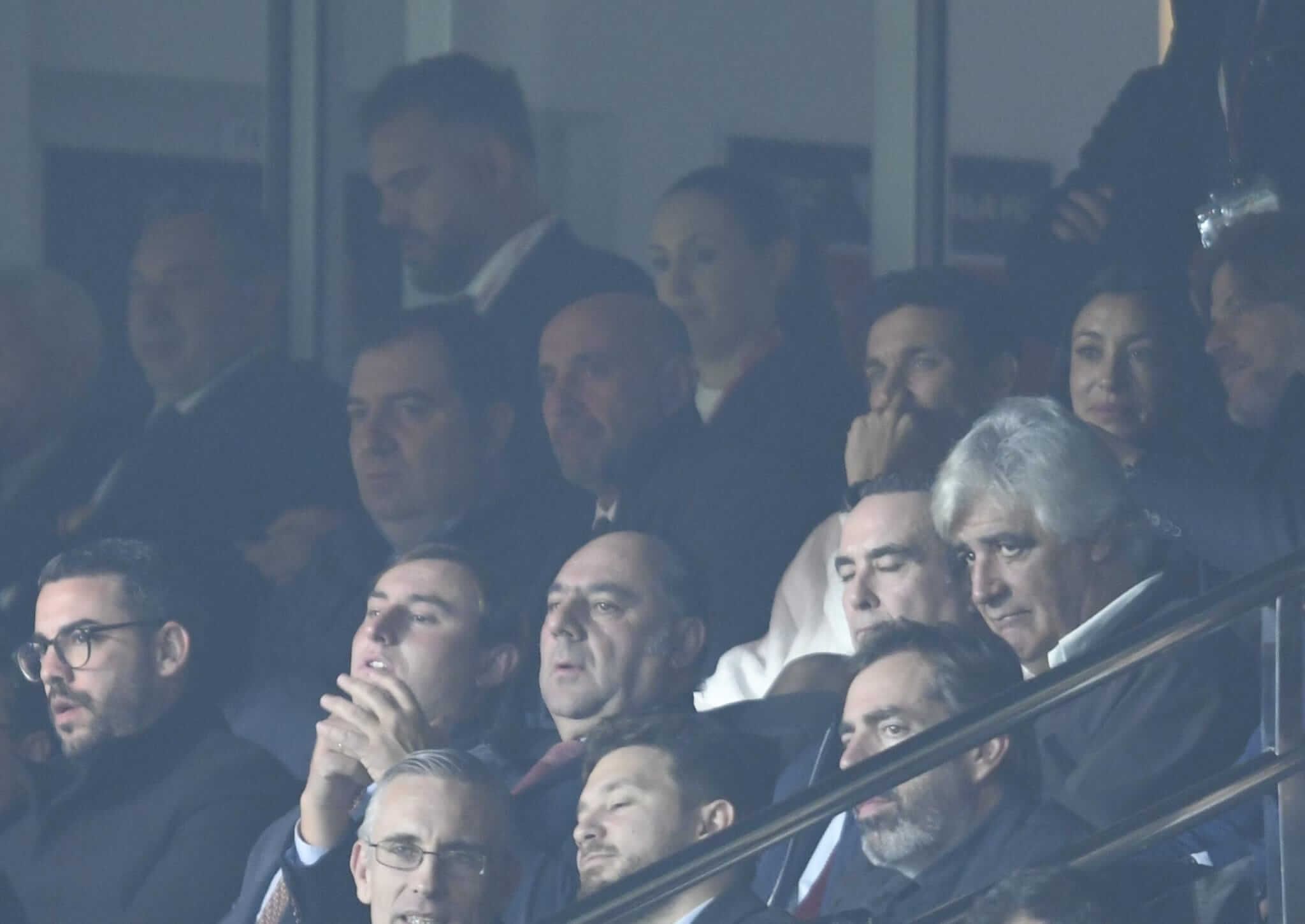 Monchi y Jesús Navas, juntos en el palco