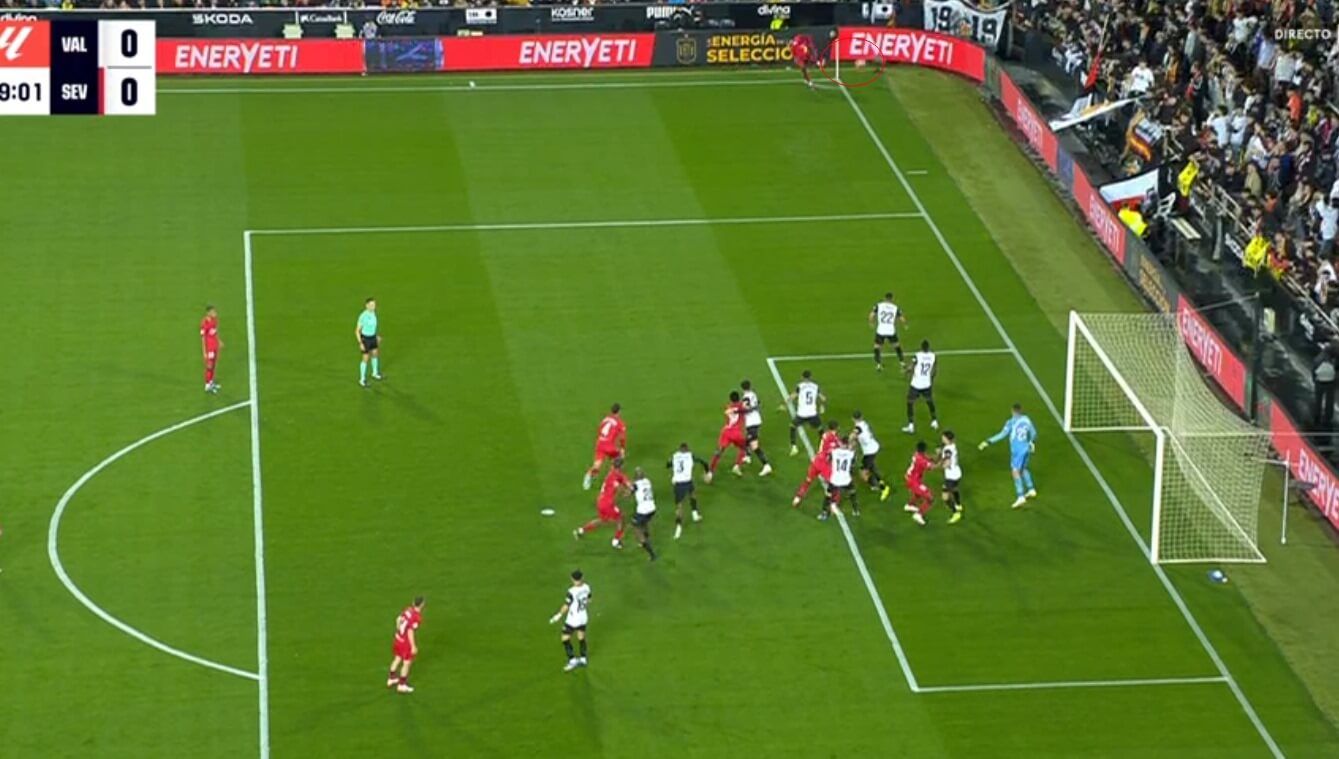 El gol anulado a Sambi Lokonga.