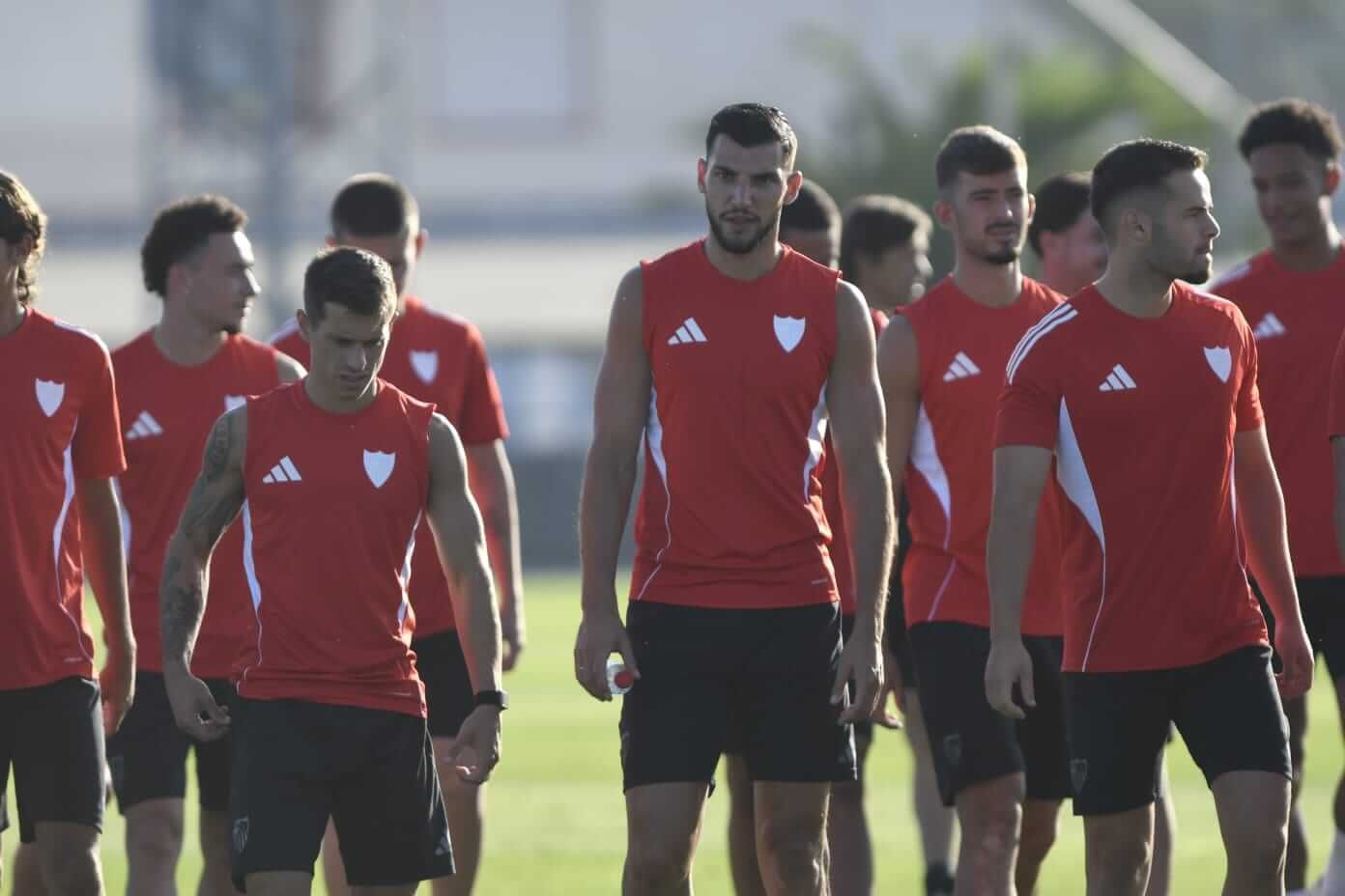  Rafa Mir, entrenando en pretemporada.
