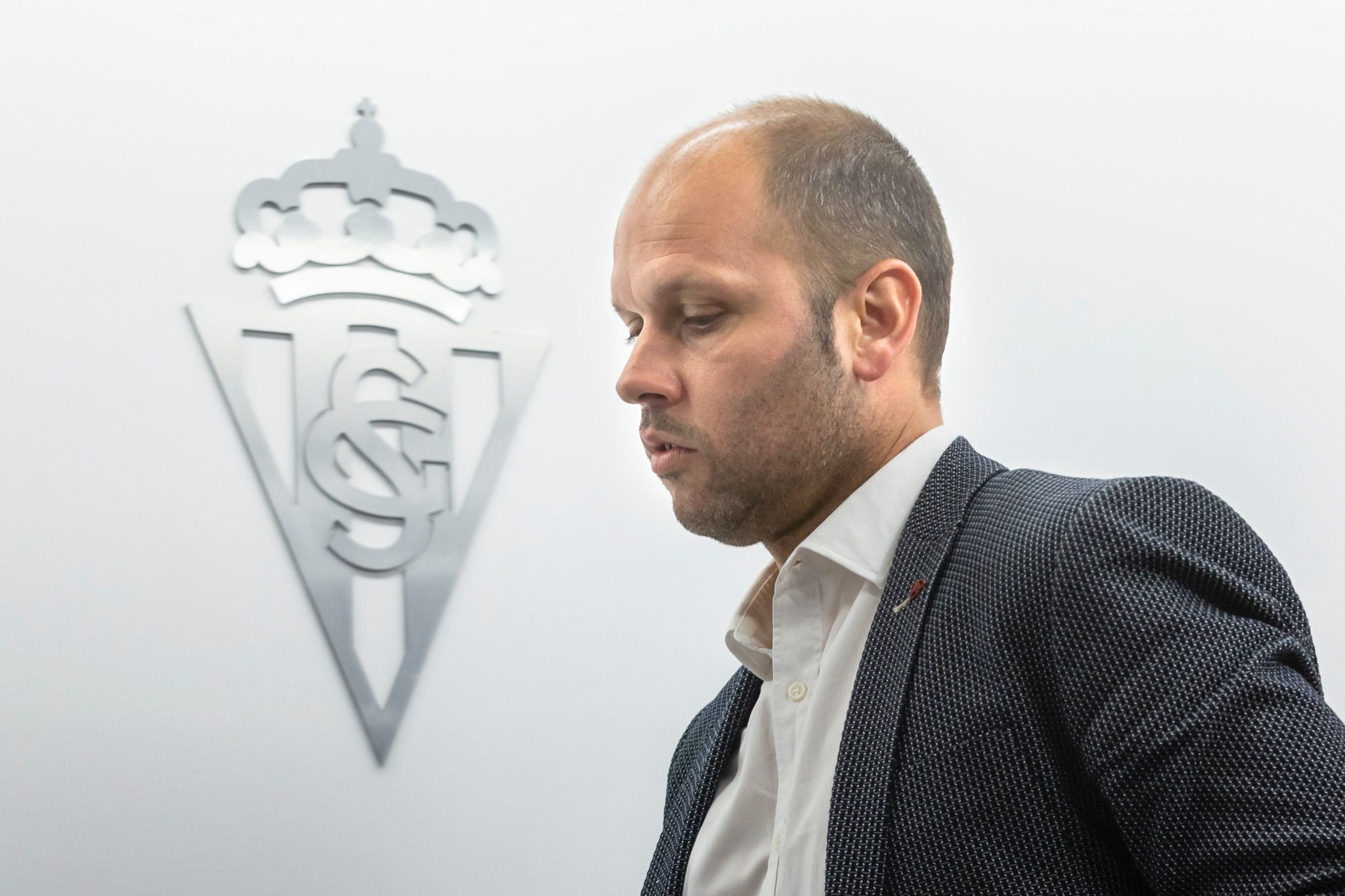 José Alberto, tras el Sporting-Extremadura.